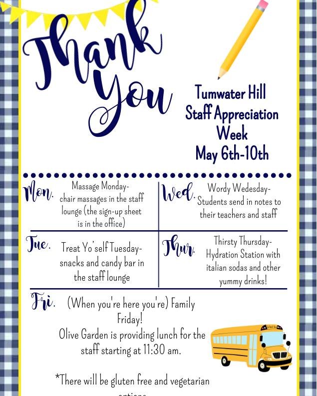🎉 Staff Appreciation Week 2024 starts Monday! 🎉

Get ready to spread your wings and join us in celebrating our amazing staff during Staff Appreciation Week! 🌟✨ We're thrilled to show our gratitude for the incredible work our teachers and staff do 