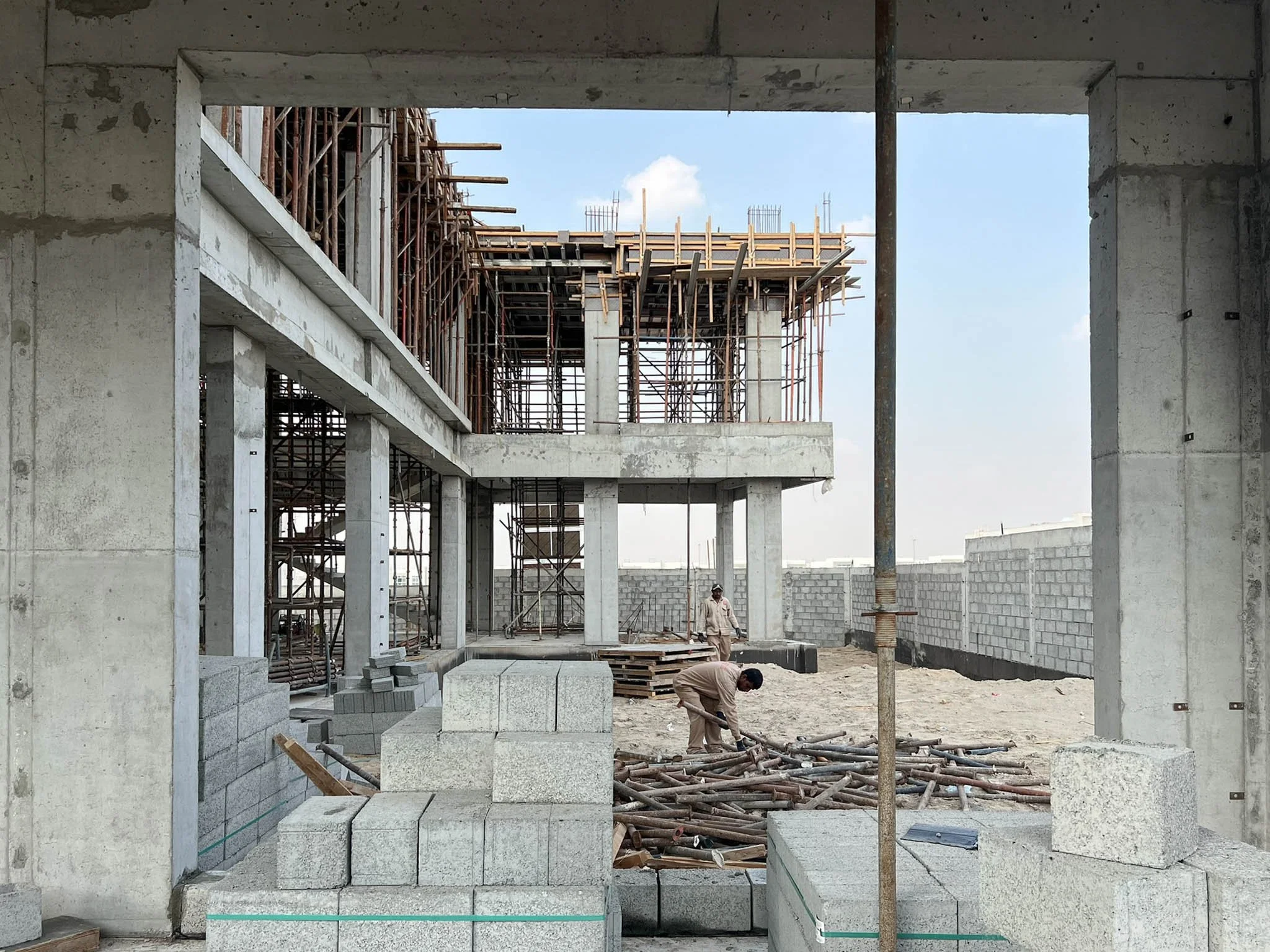 View from The Majlis Towards the central outdoor area