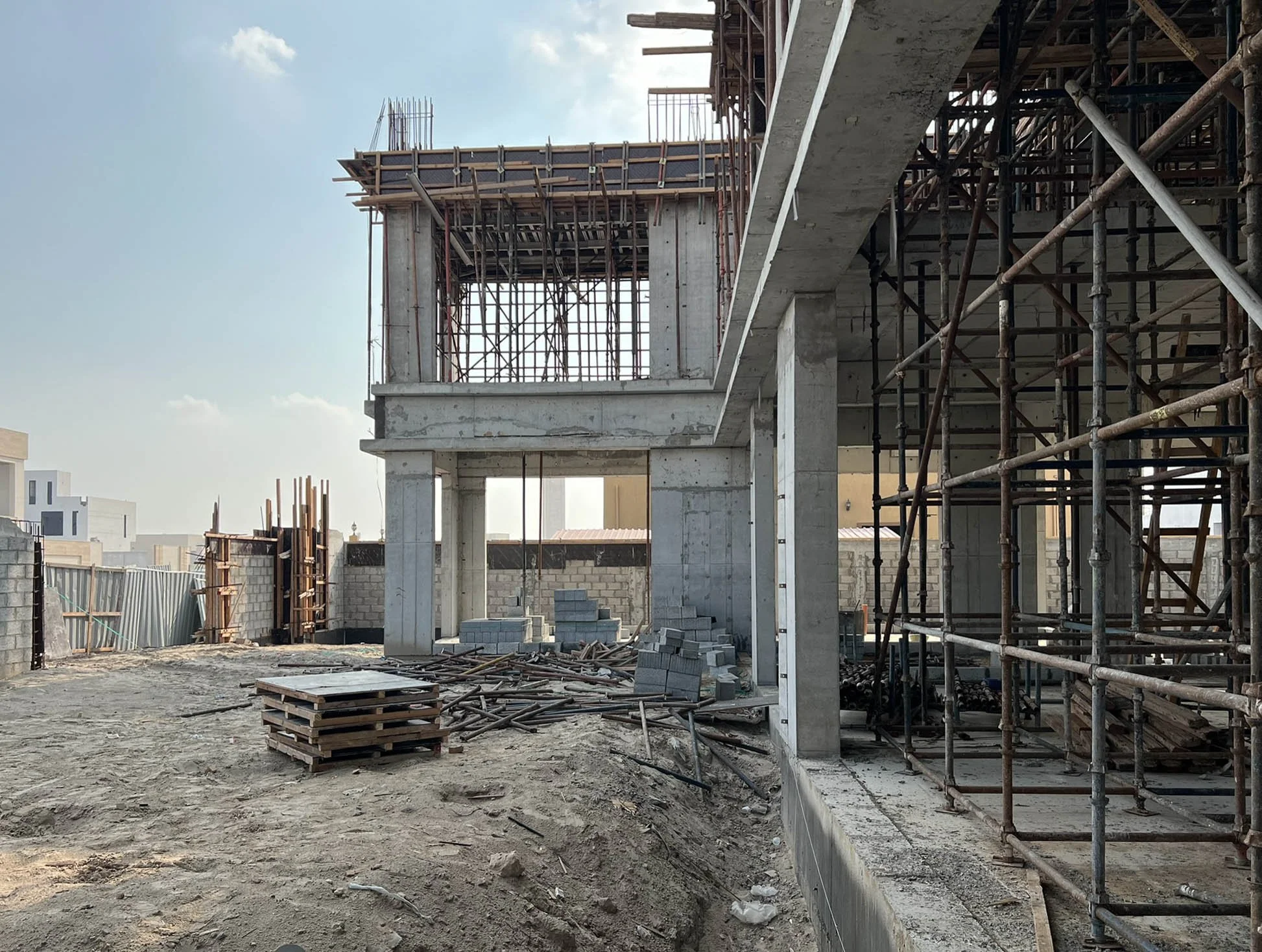 View from the Main entrance after entering the house