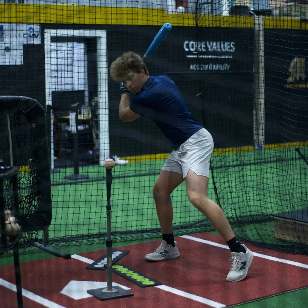 Baseball hitting lesson at MacStrength FL Naples