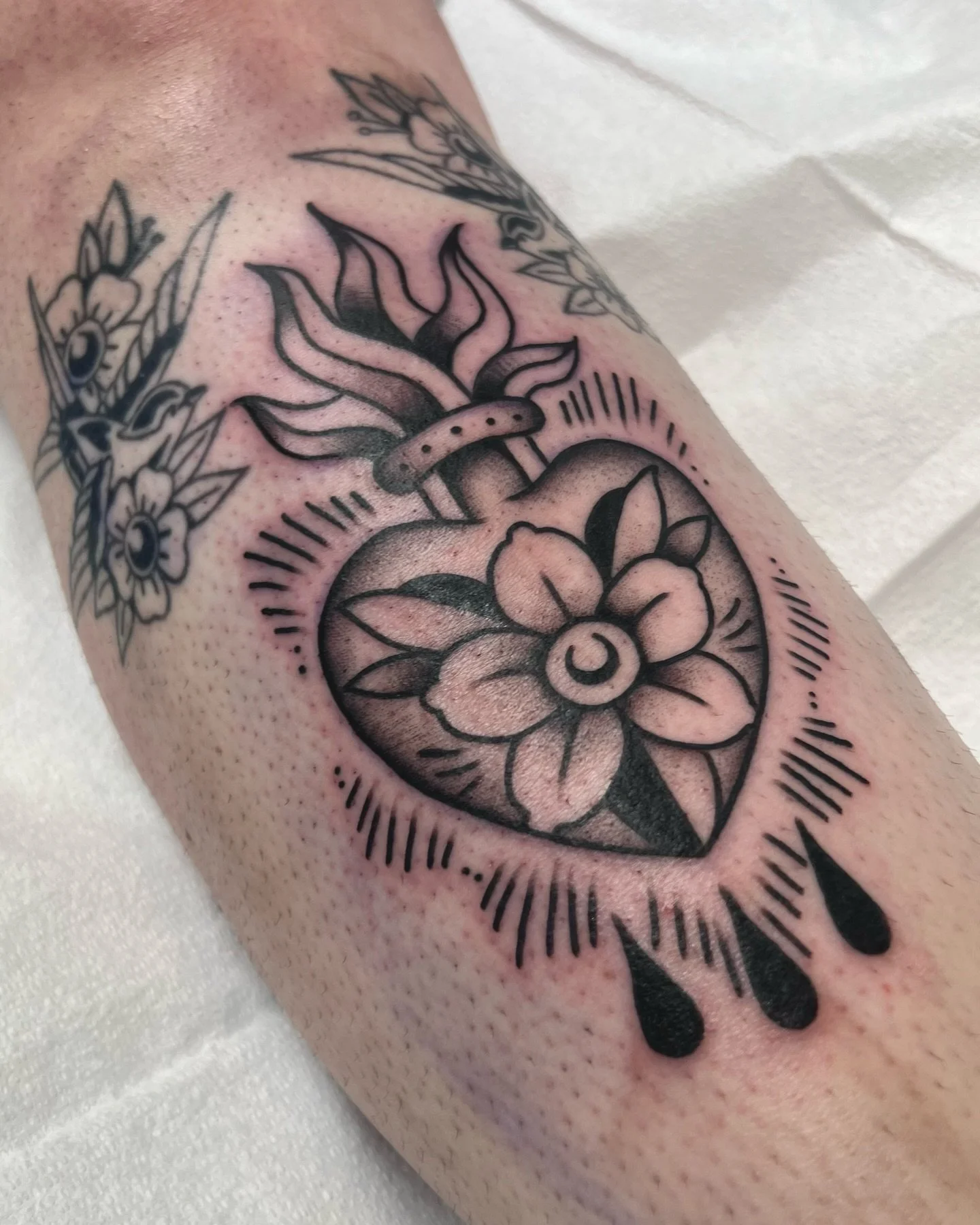 Sacred Heart! + 3 year old swallows from two months into my apprenticeship! 😊🙌🏽