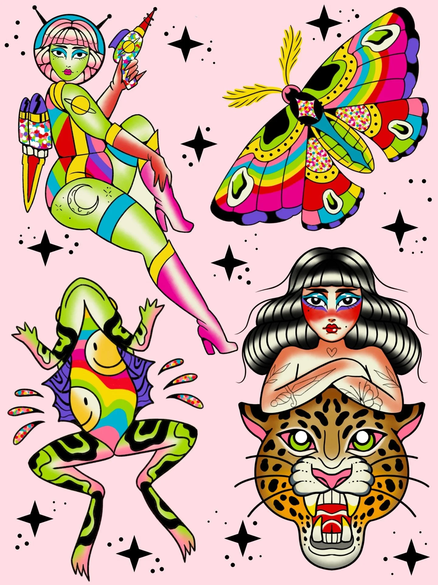 Black and grey or color! DM to book