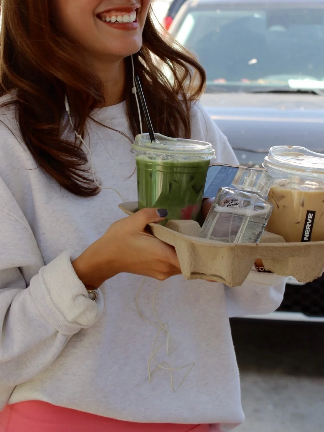 this weeks essentials: a fresh spray tan, coffee, &amp; tanning water