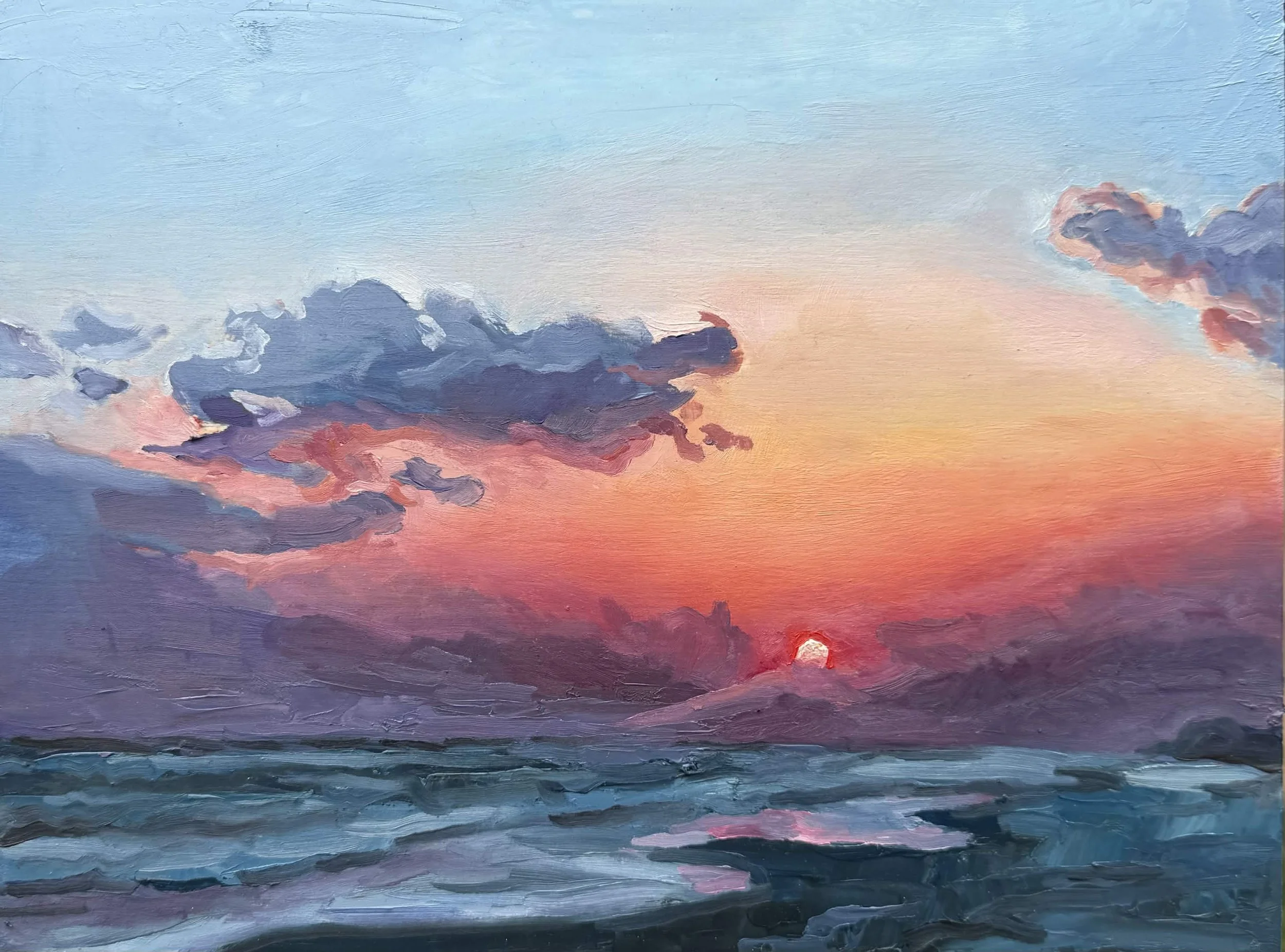 Sunset Over Santa Rosa
