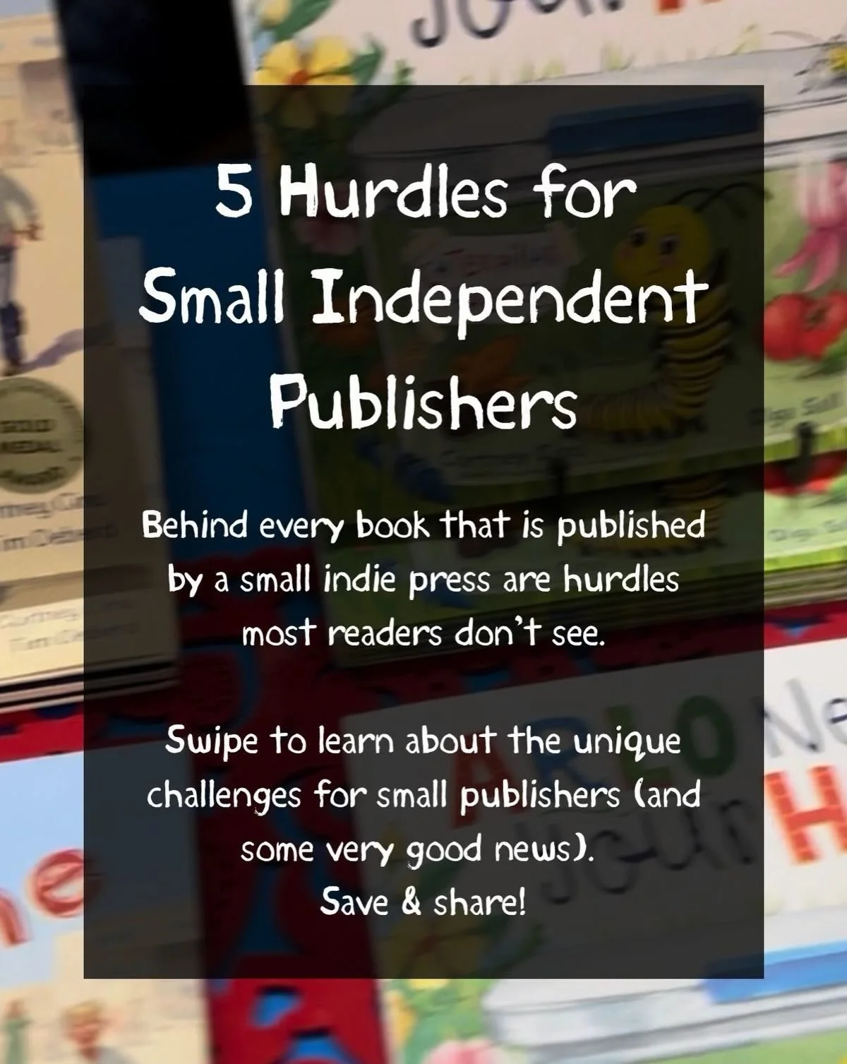 All publishers (large, small, indie, traditional, hybrid, self) work hard to connect great books to readers. 

As a small #indiepress, we&rsquo;ve learned that creating a great book is only the beginning. Credibility, distribution, discoverability, r