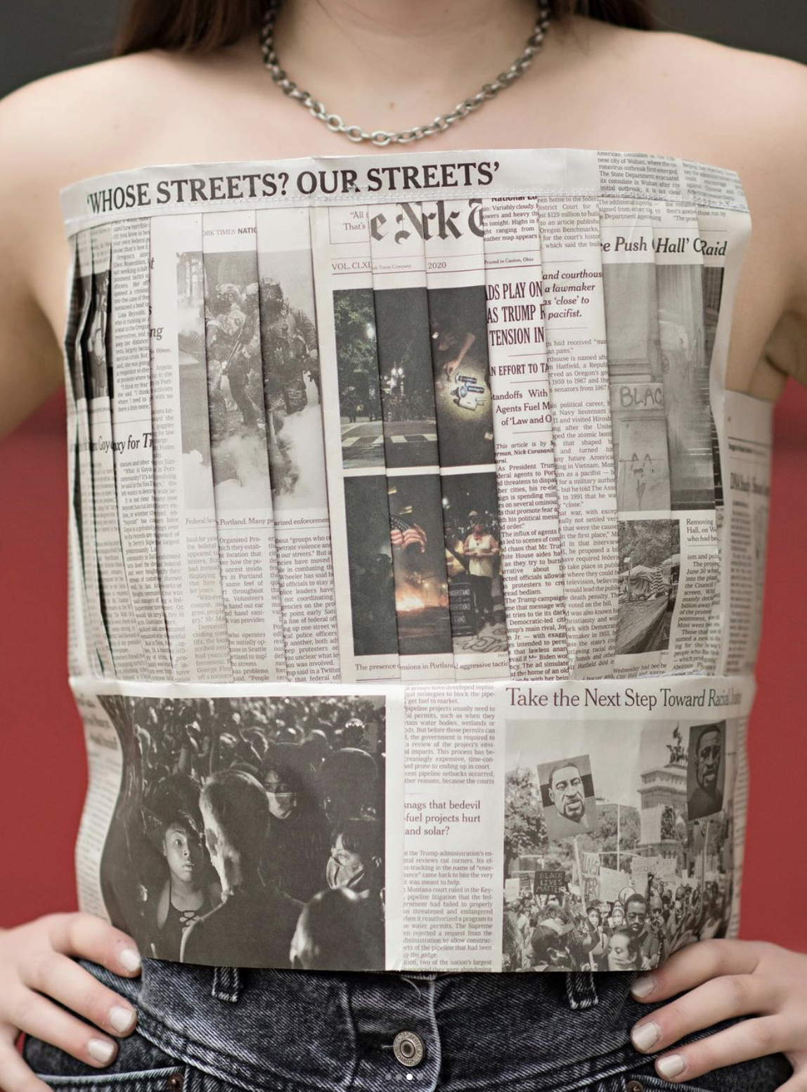 "WHOSE STREETS OUR STREETS"
BLM Newspaper Top