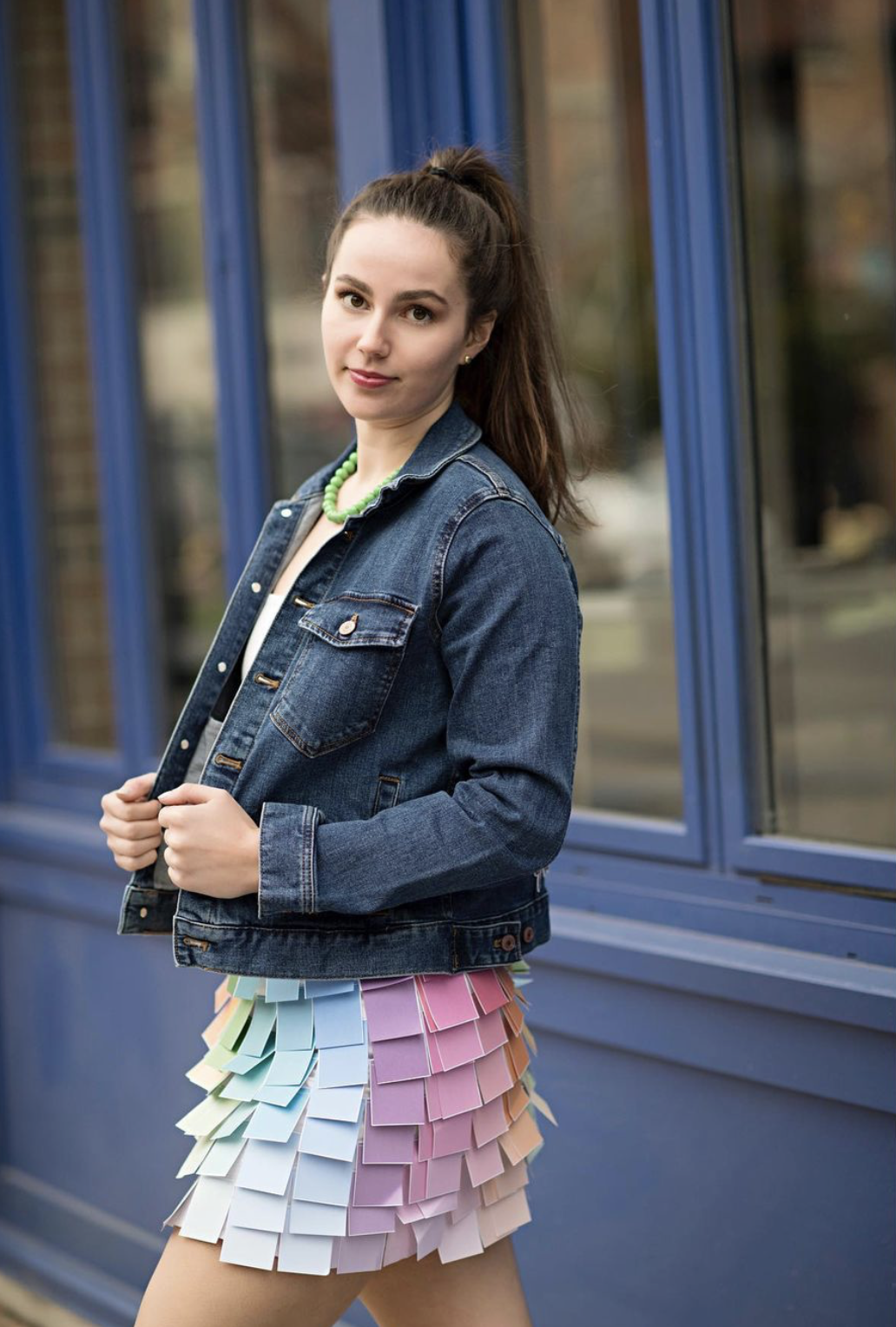 Small Top and Paint Chip Skirt
Cotton, Muslin, Paint Chips