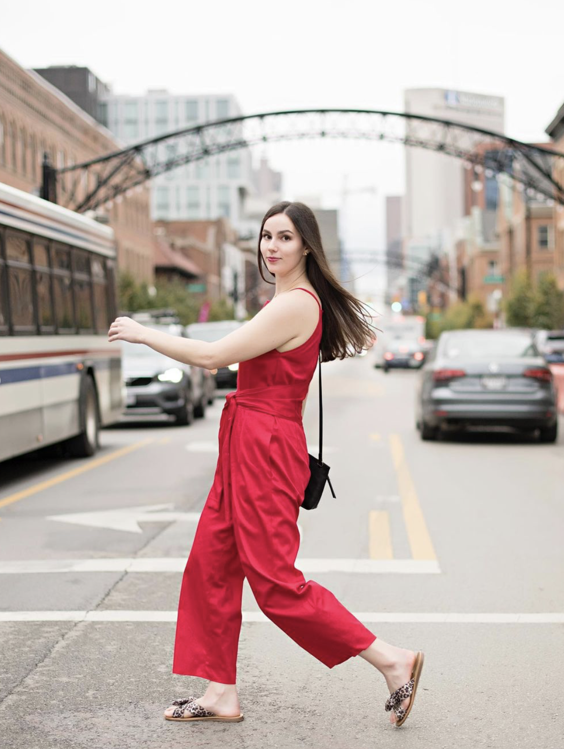 Jumpsuit
Red Stretch Sateen