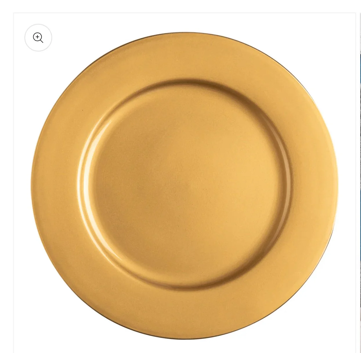 Charger Plate /Gold
