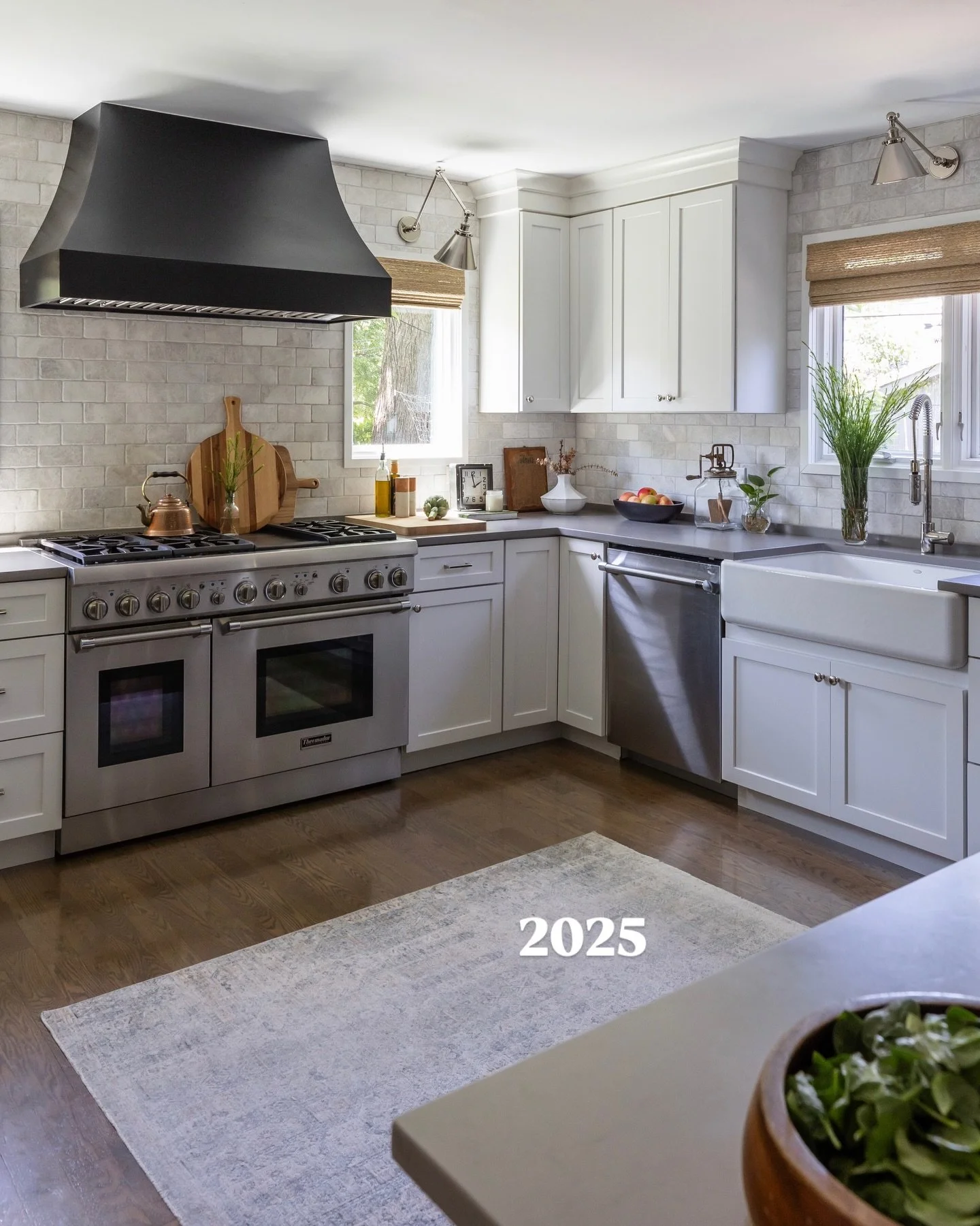 A kitchen transformation in reverse. 

The space was originally refreshed with paint, tile, lighting and appliances. A few years later, a full-on remodel with everything changing. Then after a few more years, windows and a custom hood!

Photo 1 by @y