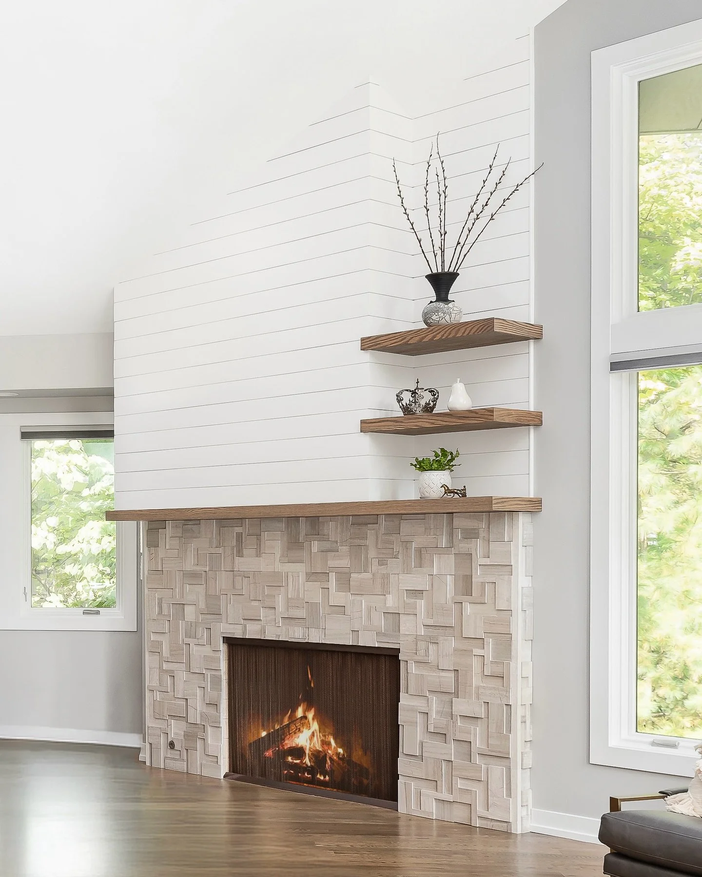 With subzero temps lately, we&rsquo;re officially deep into fireplace season. I love creating custom fireplaces for my clients because each one is a unique microcosm of design, and I can utilize my industrial design roots. 

Check out the process of 