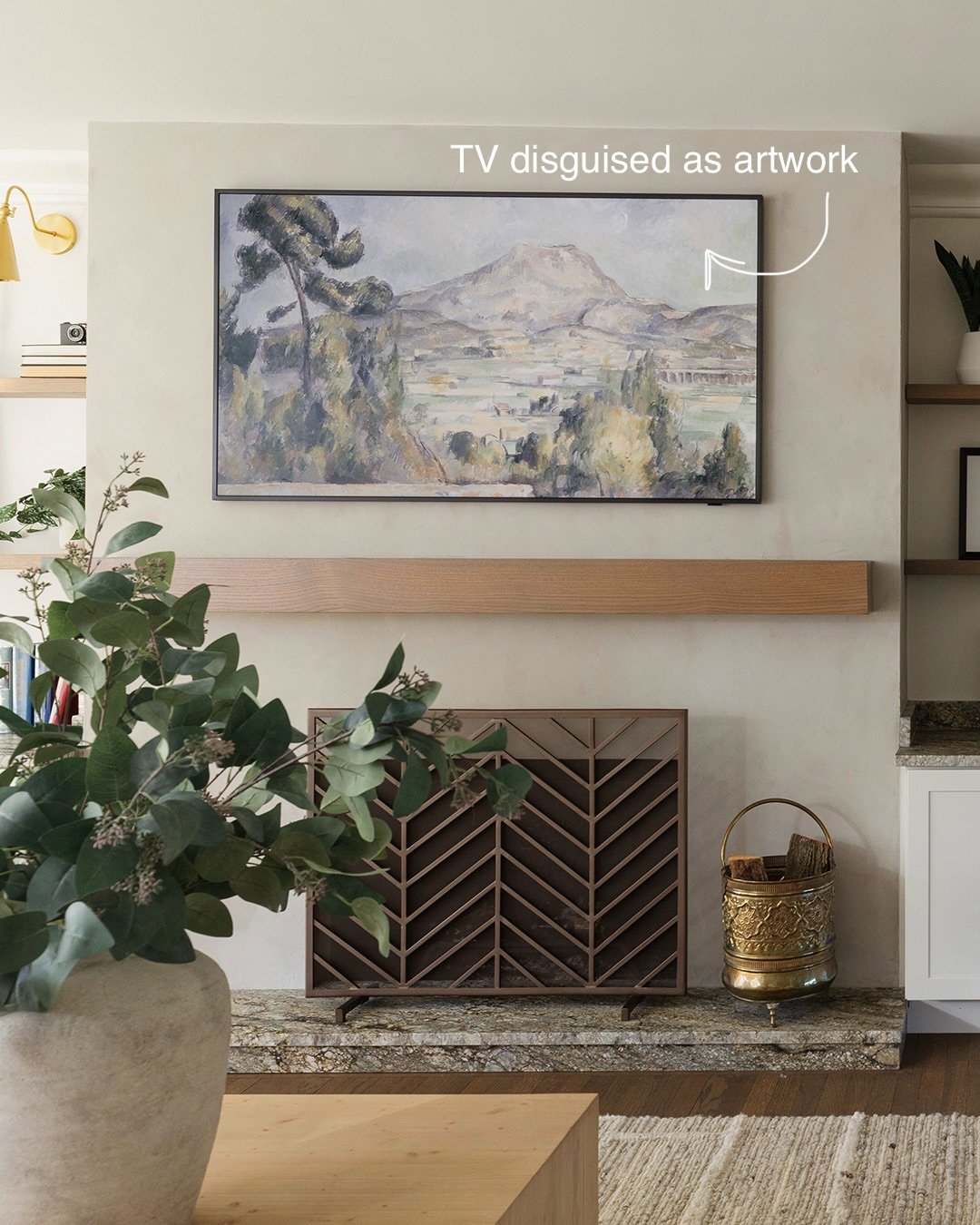 This space featuring a custom fireplace and built-in cabinetry has some subtle ways to add in functionality to this multipurpose living room!

Project: Creature Comforts 
Photography by @yandbinteriorsphotography 

#livingroomdesign #customfireplace 