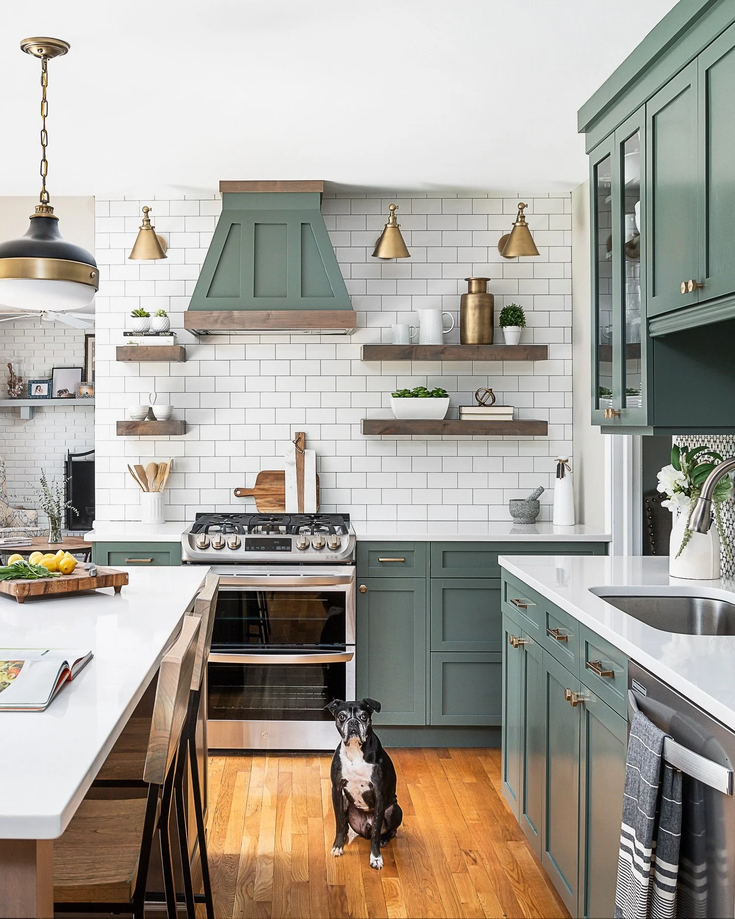 Spring is in full bloom and all the green (outside and inside) makes me smile 💚

Project: Barberry Court
Photos by @pictureperfecthouse 

#greenkitchen #greencabinets #kitchenrenovation #downersgrove #esslingerdesigncompany