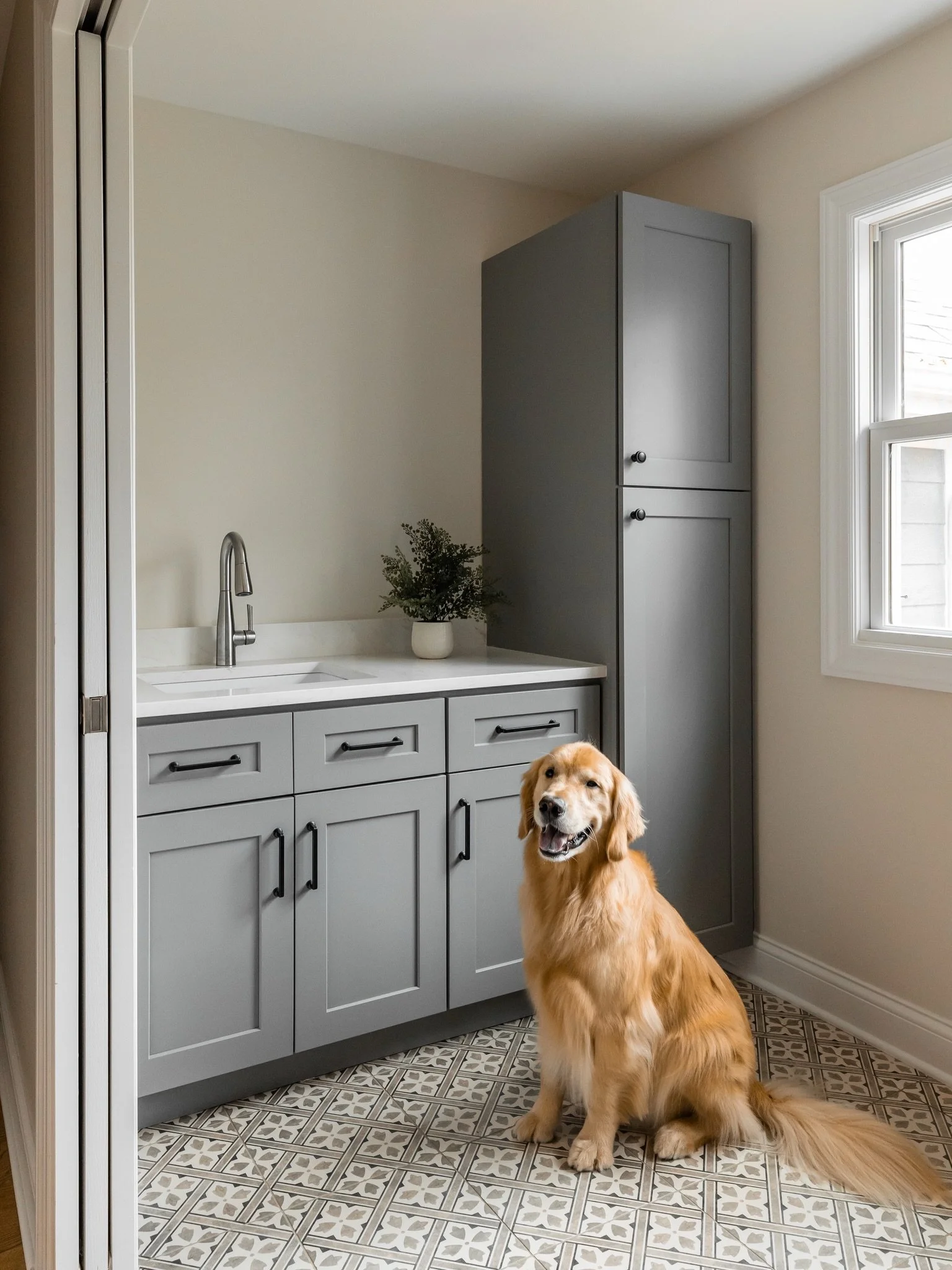 Give mom some time to herself this weekend. 

Project: Sit. Stay. Home. 
Photos by @yandbinteriorsphotography 

#mothersday #momlife #goldenretrievers #downersgrove #esslingerdesigncompany