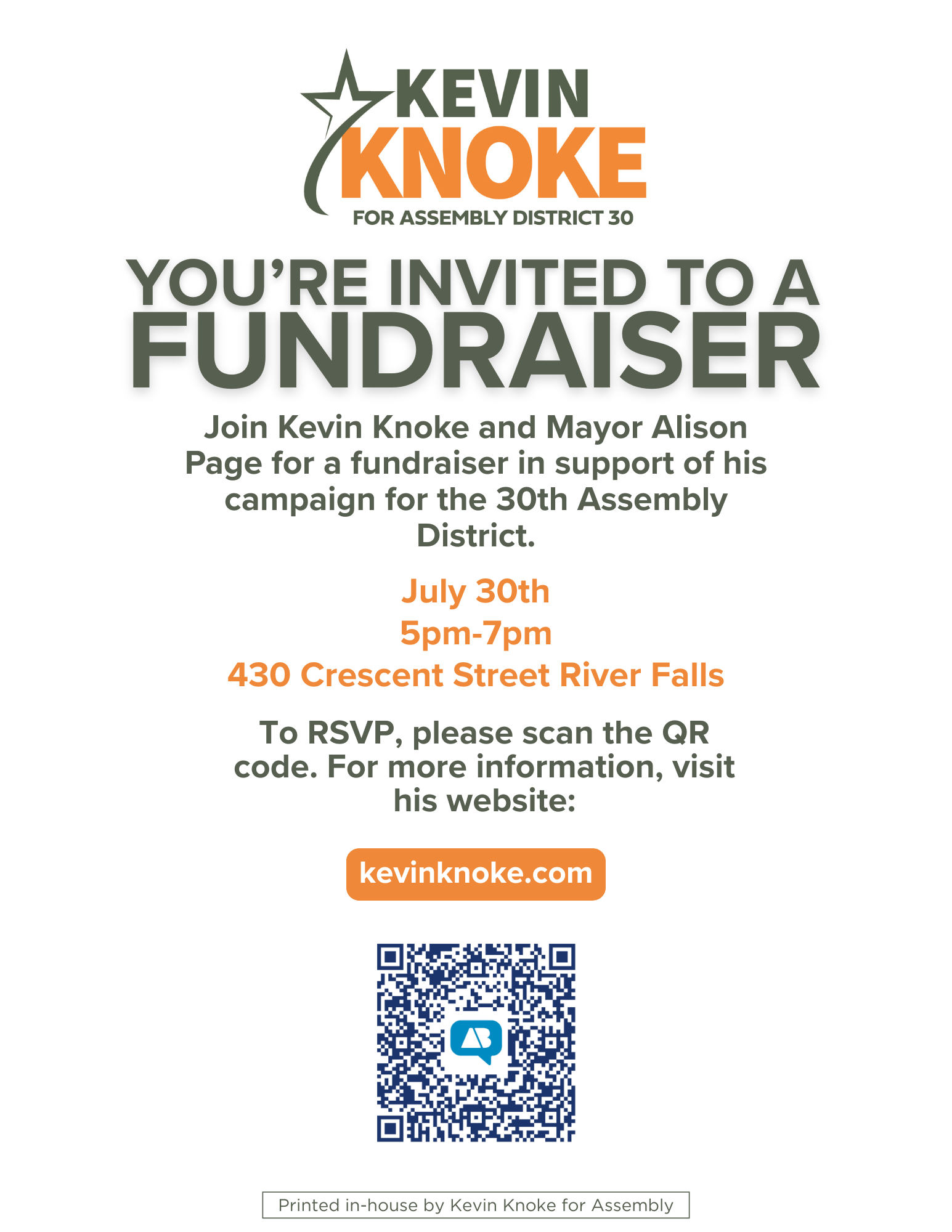 Fundraiser for Knoke 