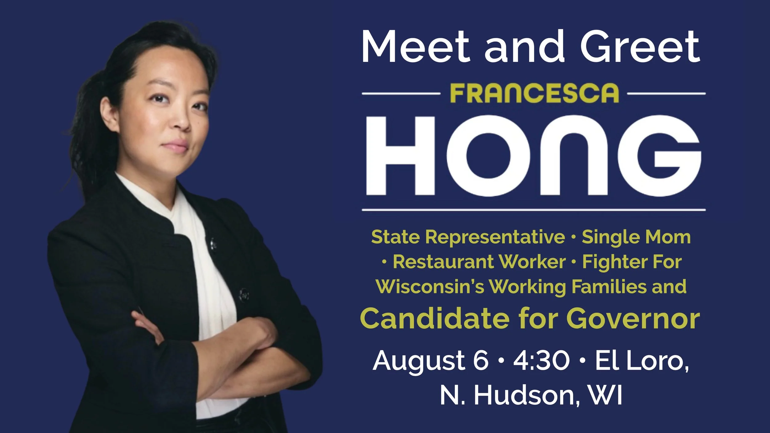 Meet &amp; Greet Gubernatorial Candidate Francesca Hong