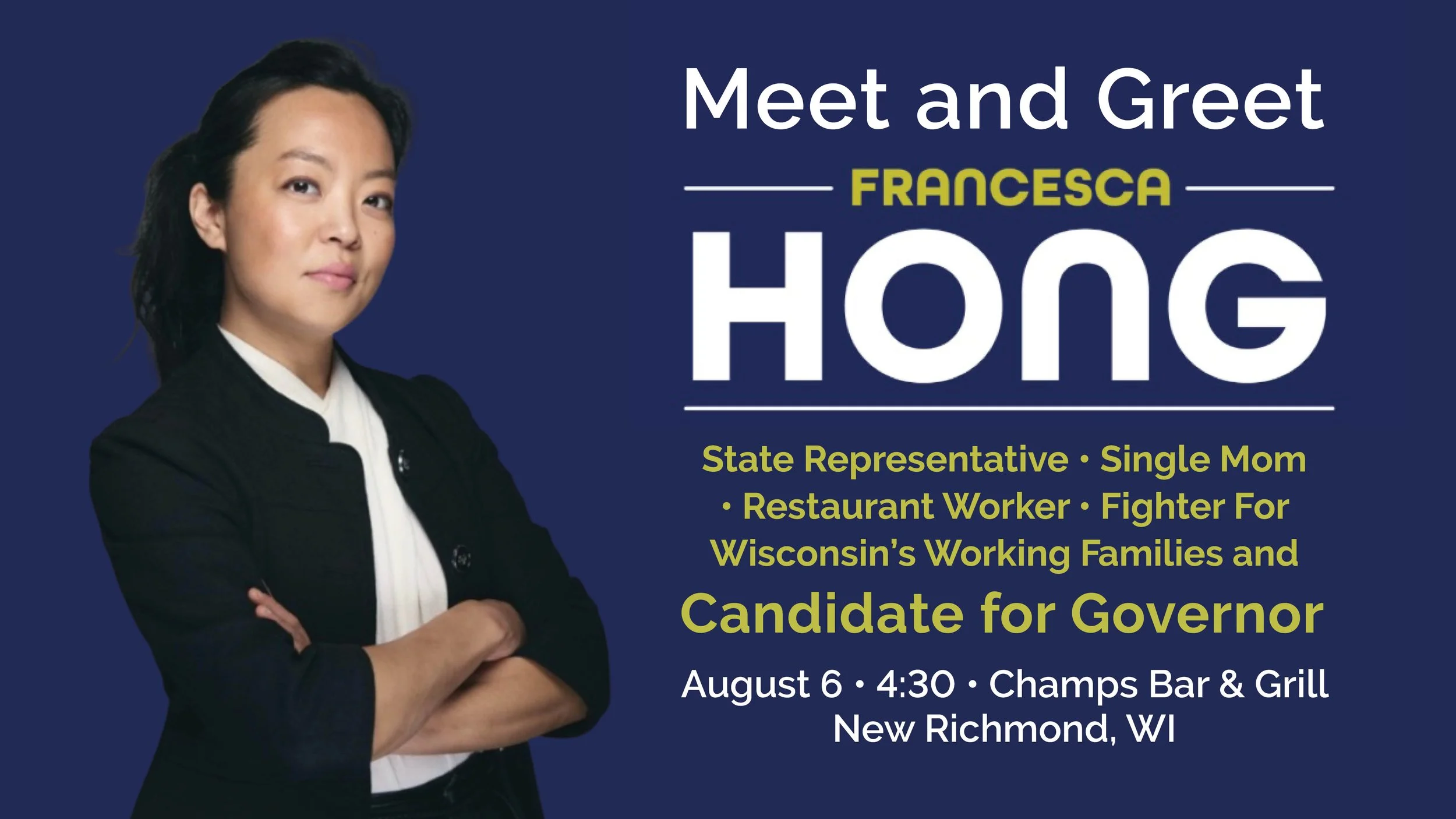 Meet &amp; Greet Gubernatorial Candidate Francesca Hong