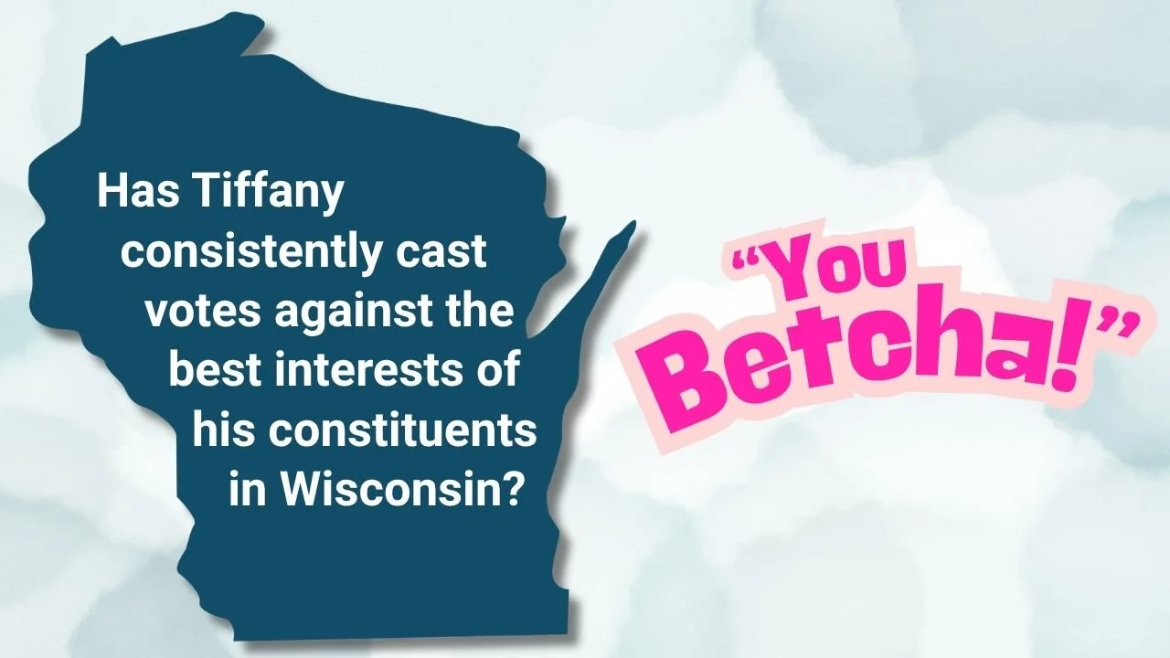 Tiffany is not Right for Wisconsin