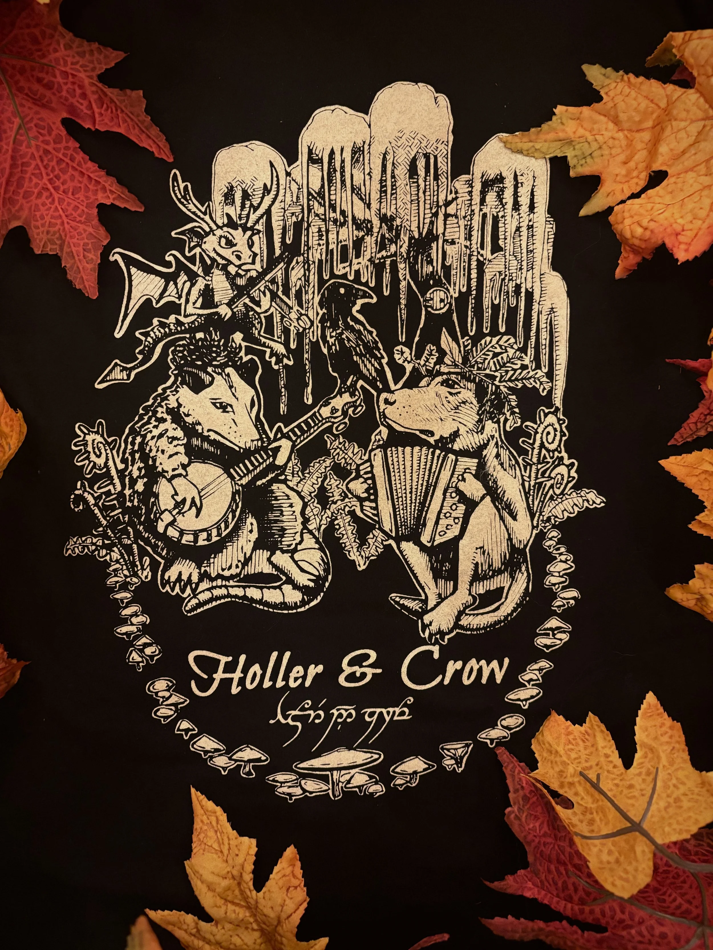 The Holler Shirt - Black Cat Black