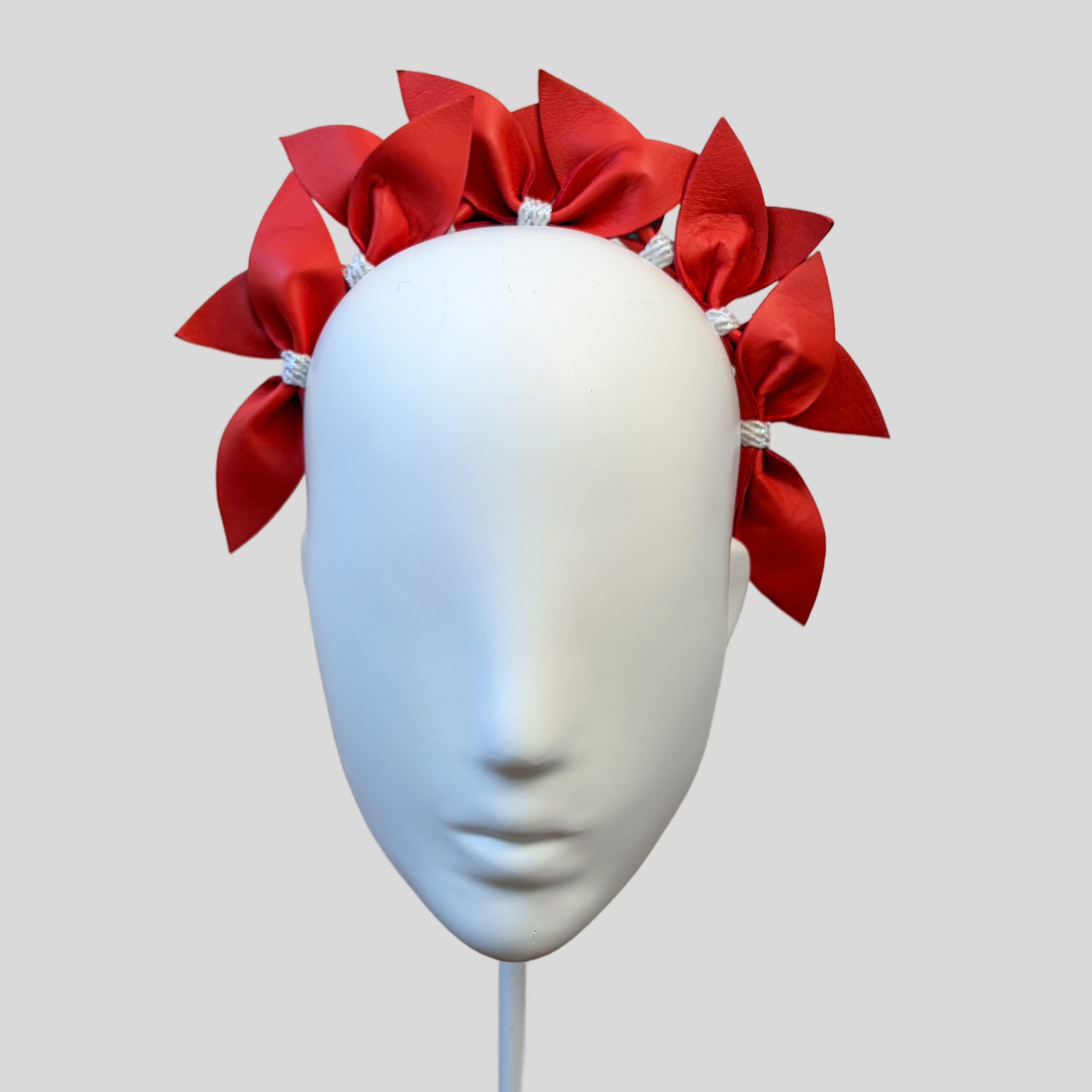 Leather Headband Fascinator - Miranda