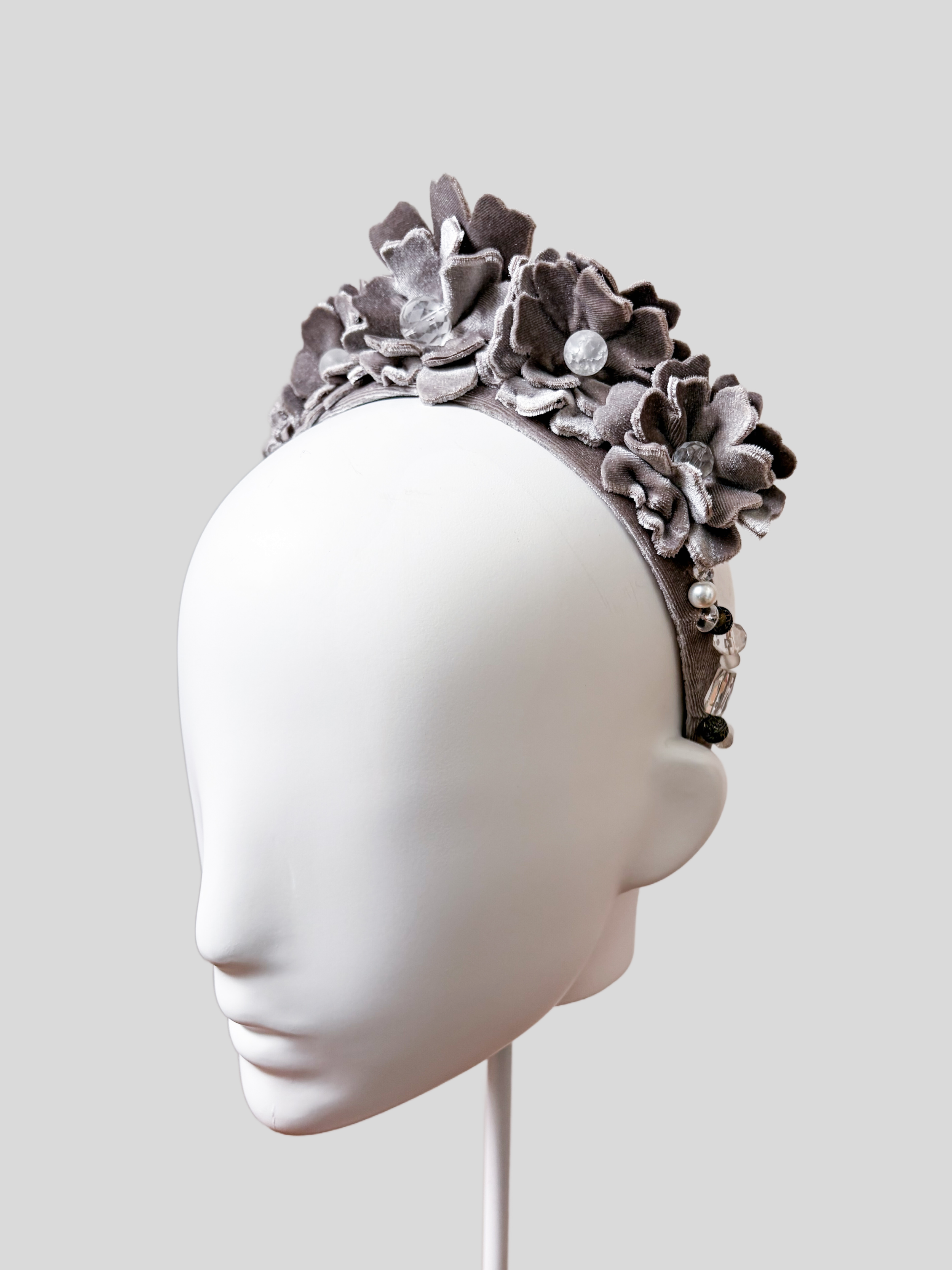 grey-velvet-floral-headband-fascinator-elena-right-view.png