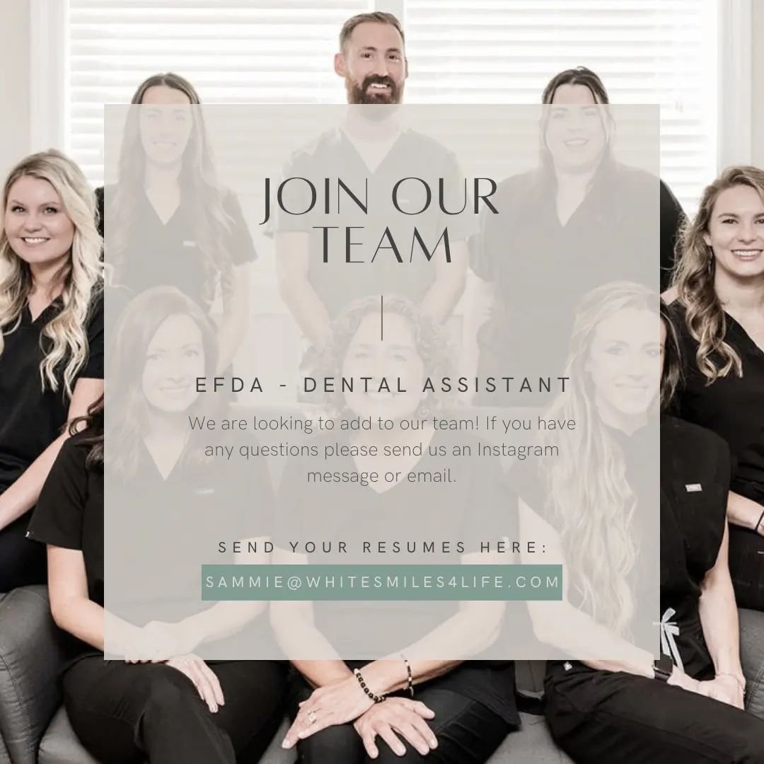 📢 Do us a BIG favor... like and SHARE this post to help us find an amazing dental assistant (EFDA). We offer a great work environment!! We truly have such an amazing team and are looking forward to adding a new member!!!