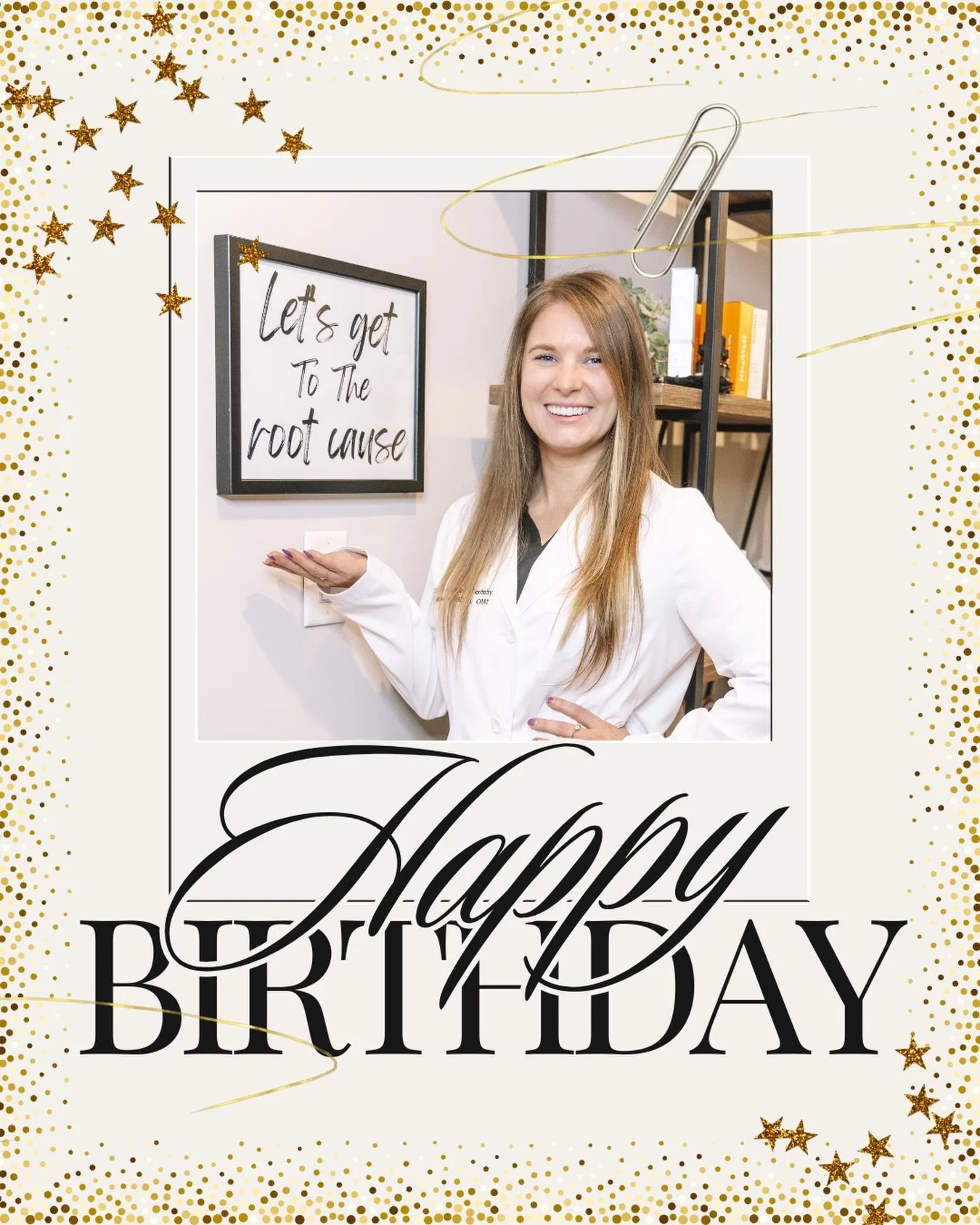 Happy birthday to our rockstar patient coordinator 🥳 We appreciate you more than you know. Hope your day is filled with smiles and sweet moments!