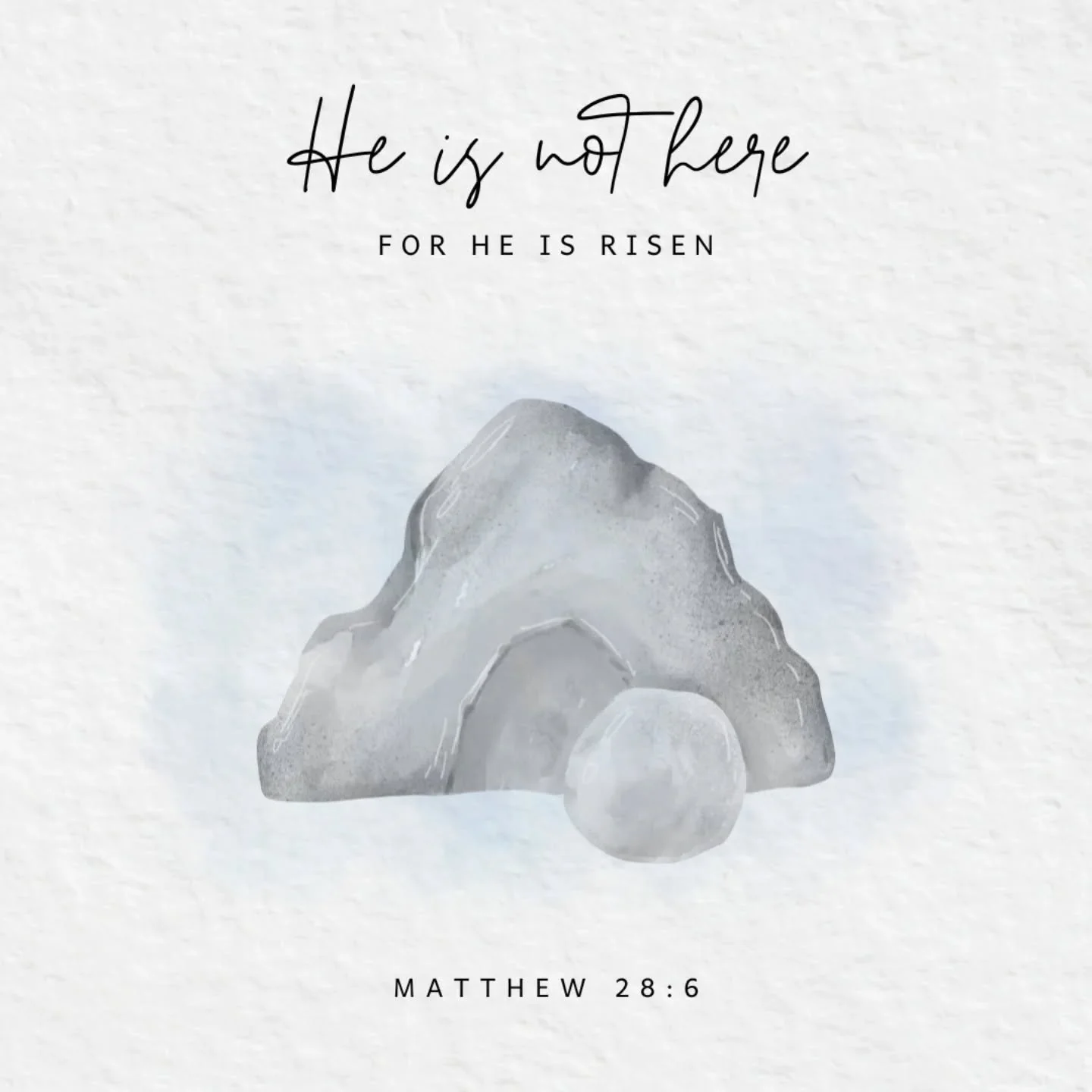 He is Risen 

Because of Jesus, we have hope, grace, and new life. The tomb is empty, and that changes everything.

Wishing you a Happy Easter!