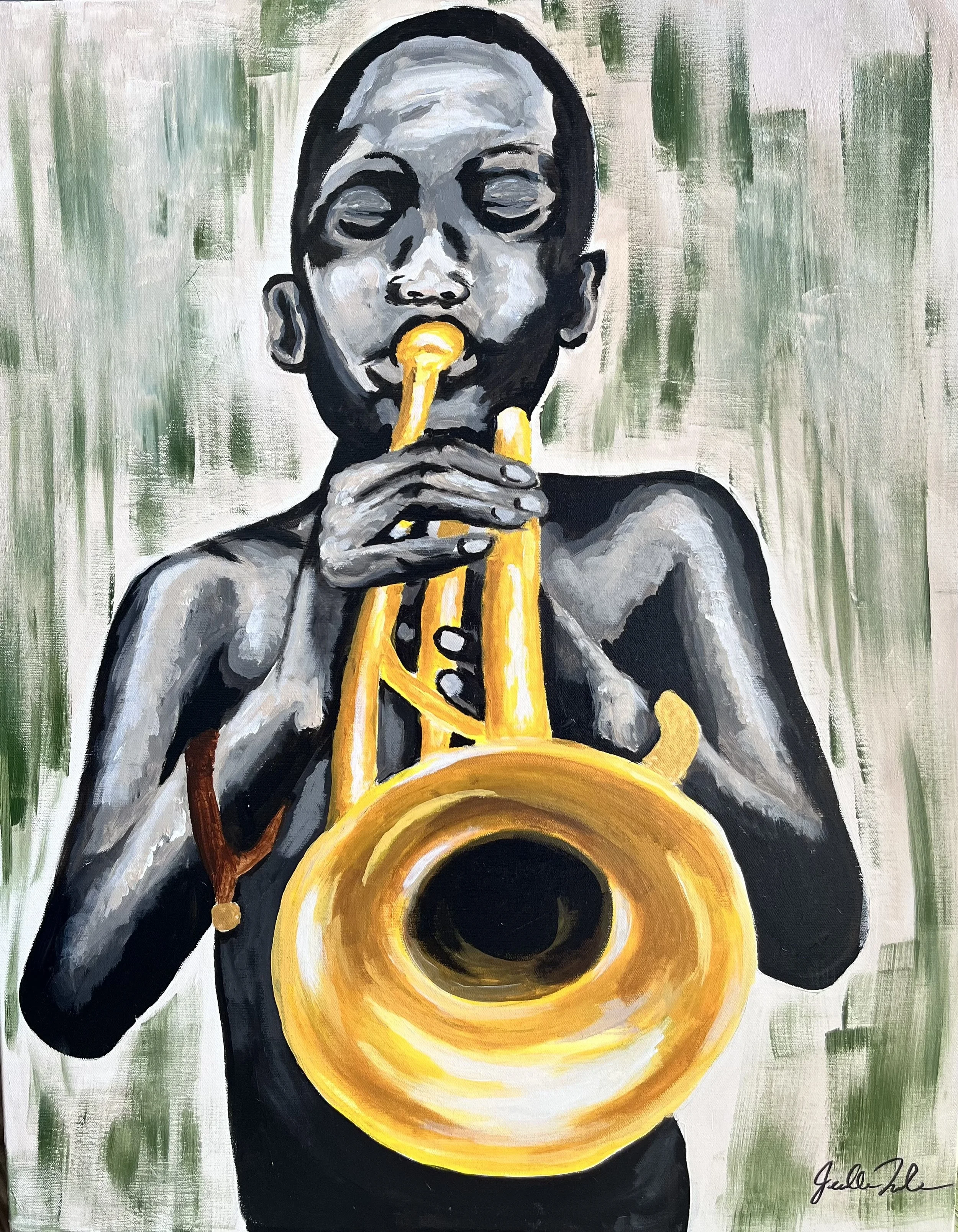 Just a boy and his horn