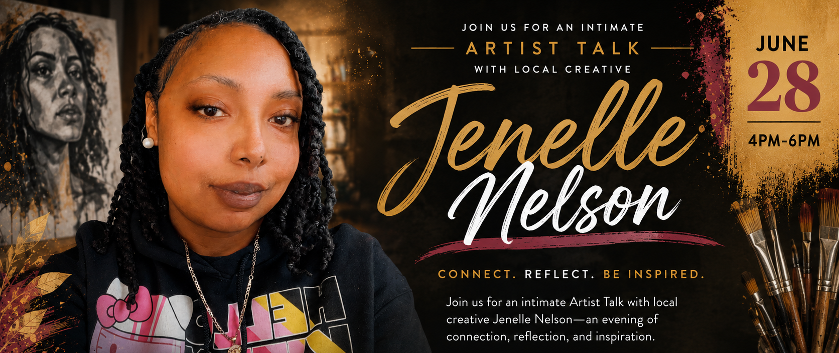June Artists Talk at Christian Jacobs Salon Suites