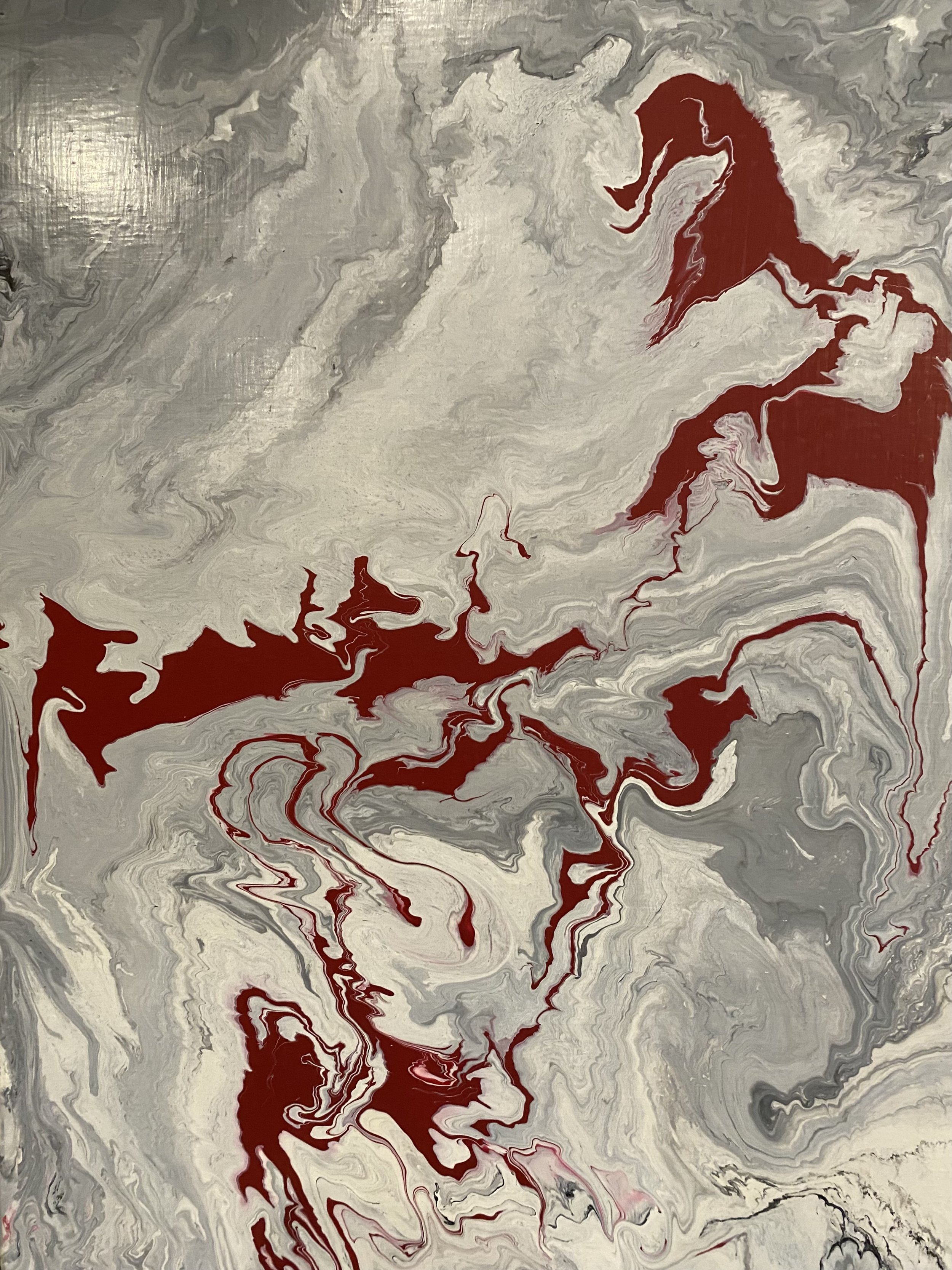 "Maybe" 24x16 -acrylic on wood-