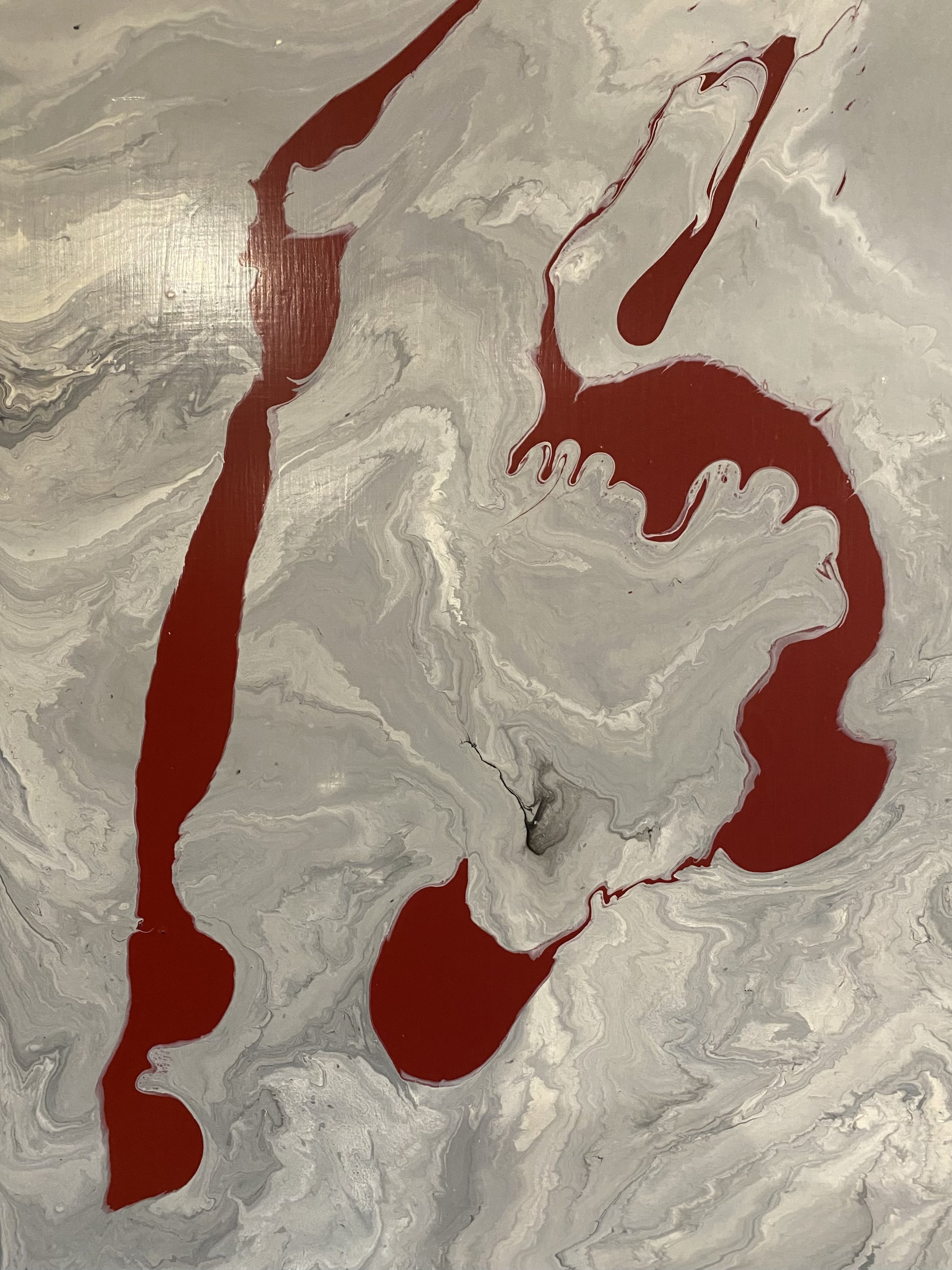 "Yes" 24x16 -acrylic on wood-