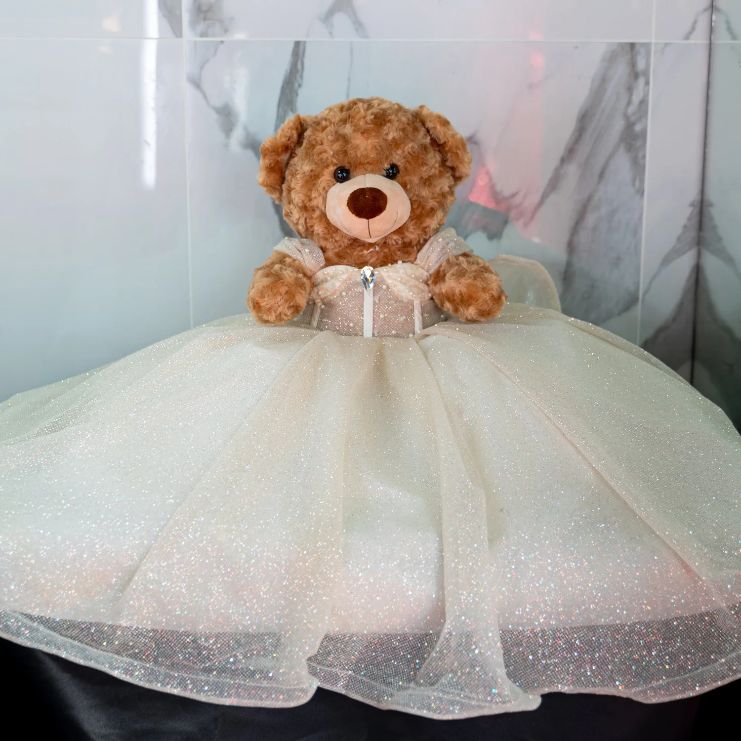 cute bear dress Getahug Pink Ballet Dress Bear