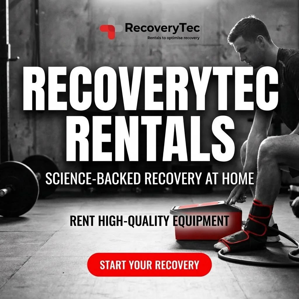 At RecoveryTec, we help athletes and everyday movers recover better, train smarter, and stay injury-free.

We bring professional recovery and performance tools directly to you. 

Whether you&rsquo;re chasing performance, coming back from injury, or j