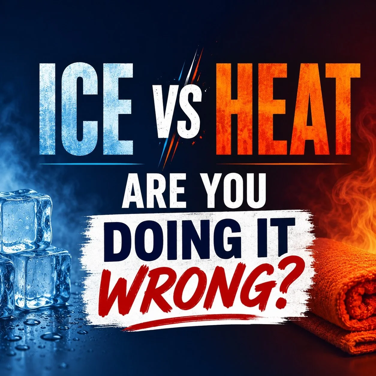 ❌ &ldquo;Just put some heat on it&rdquo; &mdash; we hear this one a lot.

Here&rsquo;s the truth: Heat on a fresh injury or post-surgical joint increases blood flow to an already inflamed area. That means MORE swelling, MORE pain, and a slower recove