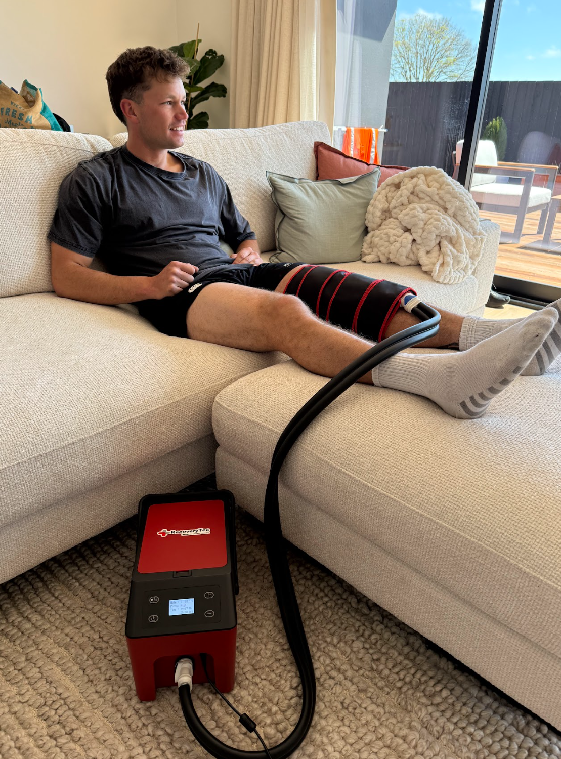 CryoPush knee surgery recovery ice machine compression hire in christchurch new zealand similar to game ready