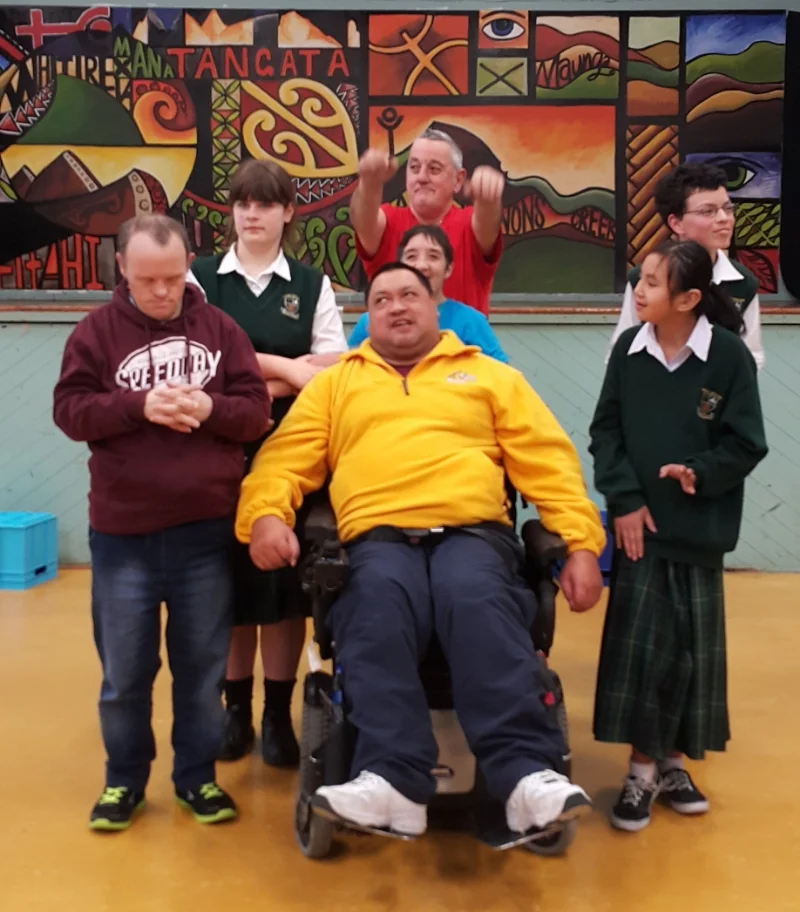 Alpha Omega Playback Theatre performs at Mana College