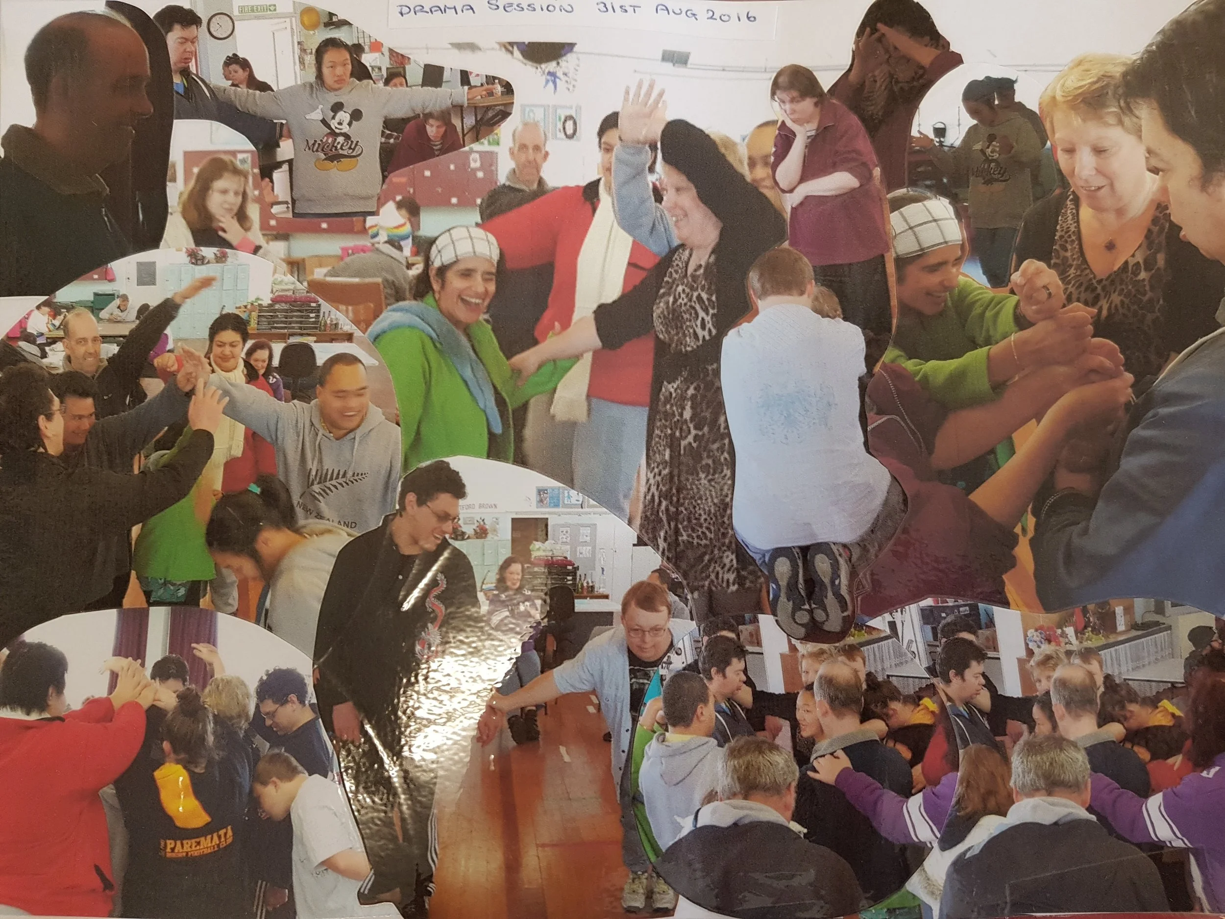 Collage created by Whitford Brown Trust