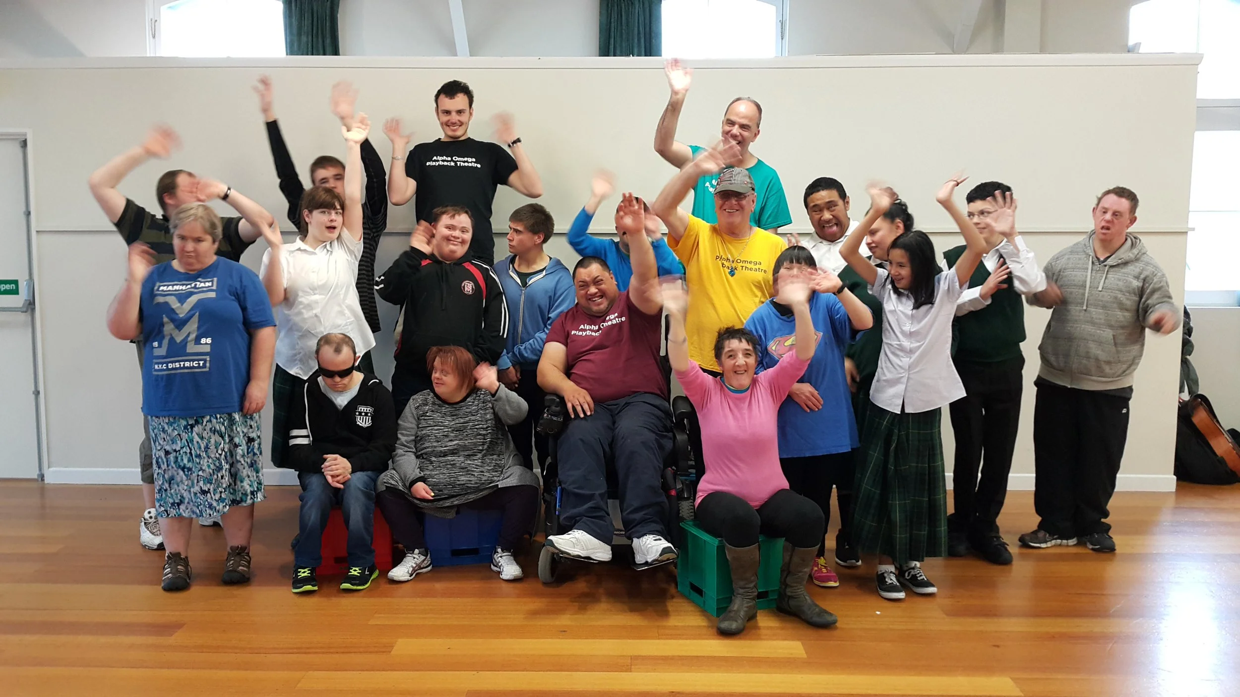 Alpha Omega Playback Theatre Company rocks the Kilbirnie Library