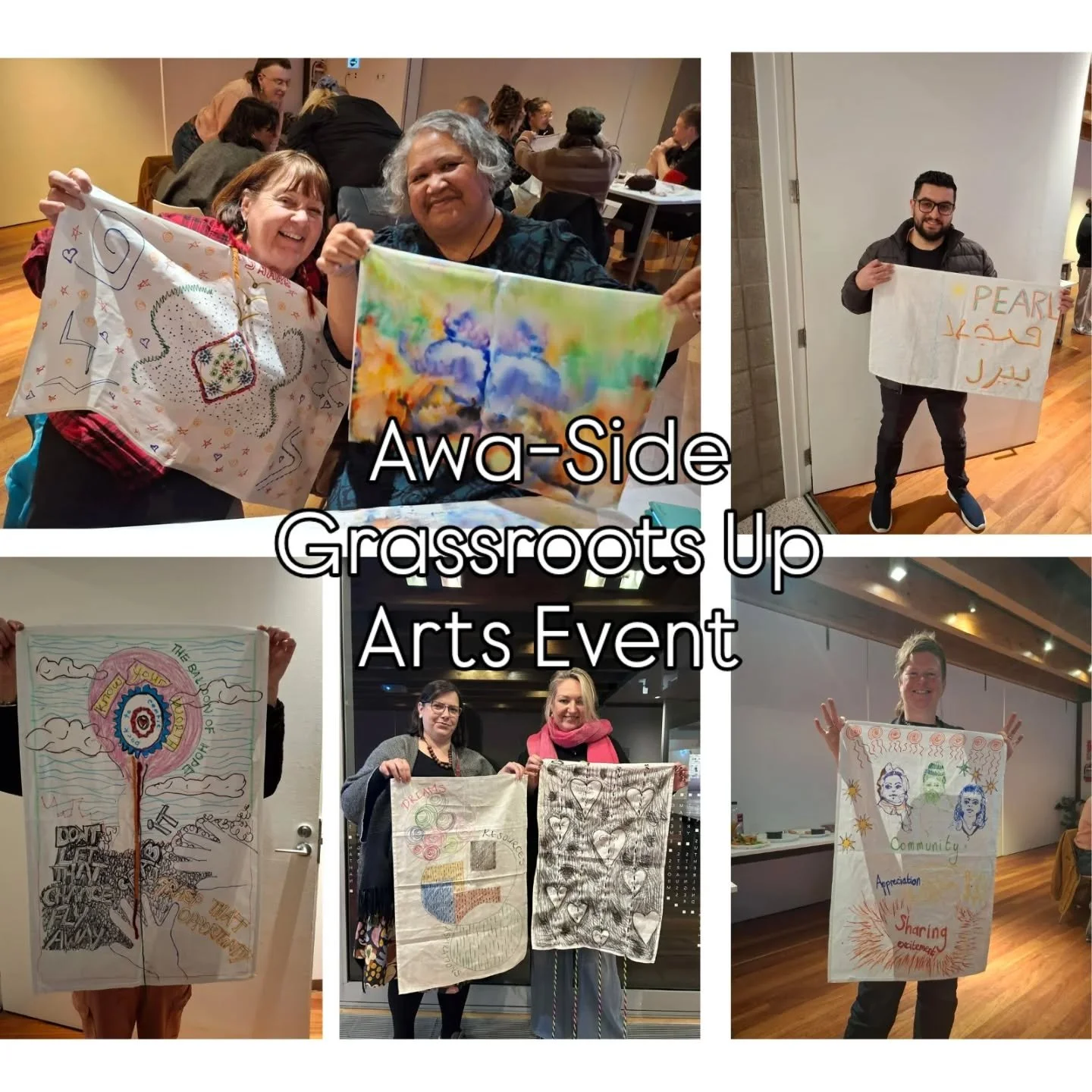 Always a delight and pleasure to participate in Hutt City's Community Arts Network. With presentations from Kodrean Eashae, Voices of Aroha and Sian Torrington of Art Makers Aotearoa, a lovely evening all around.

In the later part of the evening we 