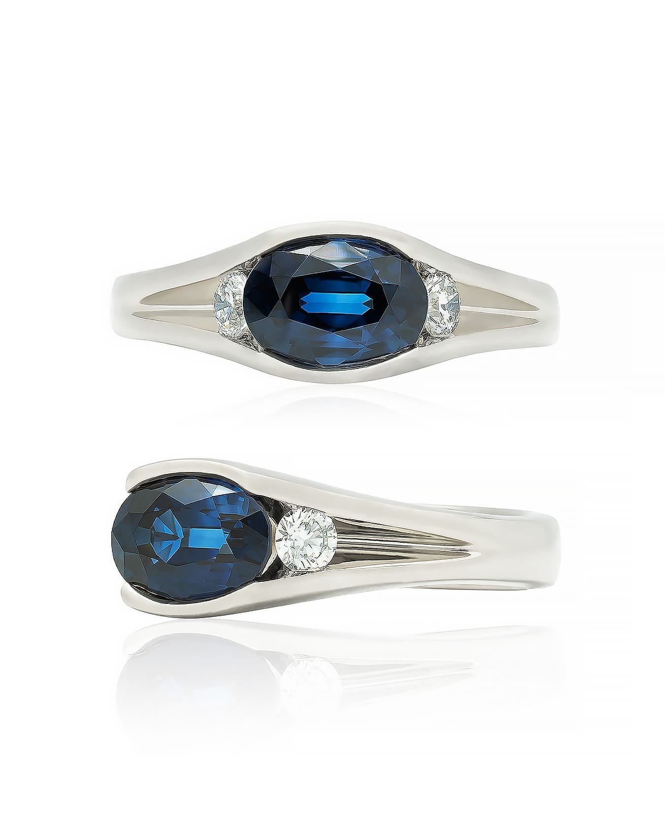 Sapphire &amp; Diamond Ring

Blue Sapphire : 1.9ct
Diamonds : .20ctw - VS1 - D/E
14kt White Gold
$7,000

Big Island Jewelers
Fine Jewelry - Made by Hand
#madeinhawaii