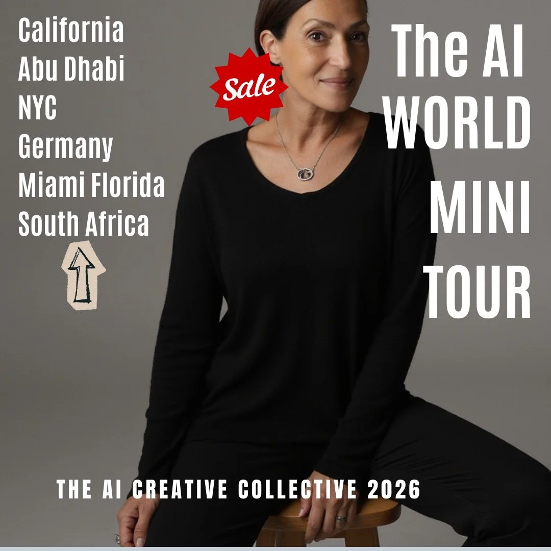 Isn&rsquo;t it time you learned AI? 

...Join The AI Tour 2026

a one-day creative adventure where you&rsquo;ll learn how to use AI to create, design, and grow your business like never before. No code needed. 
Just creativity, curiosity, and a little