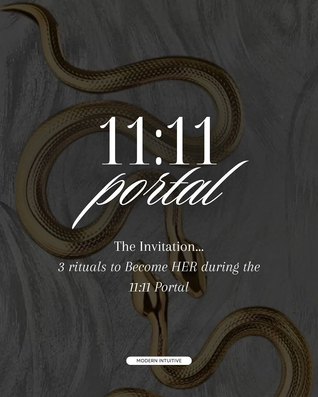 The 11:11 Portal is coming up. This is your invitation to walk through the Portal Gate 𓂀 while the veil is thinner,  offering amplified manifestation, soul remembrance and alignment with your quantum encoded path 𓆃

Here are 3 rituals to use during