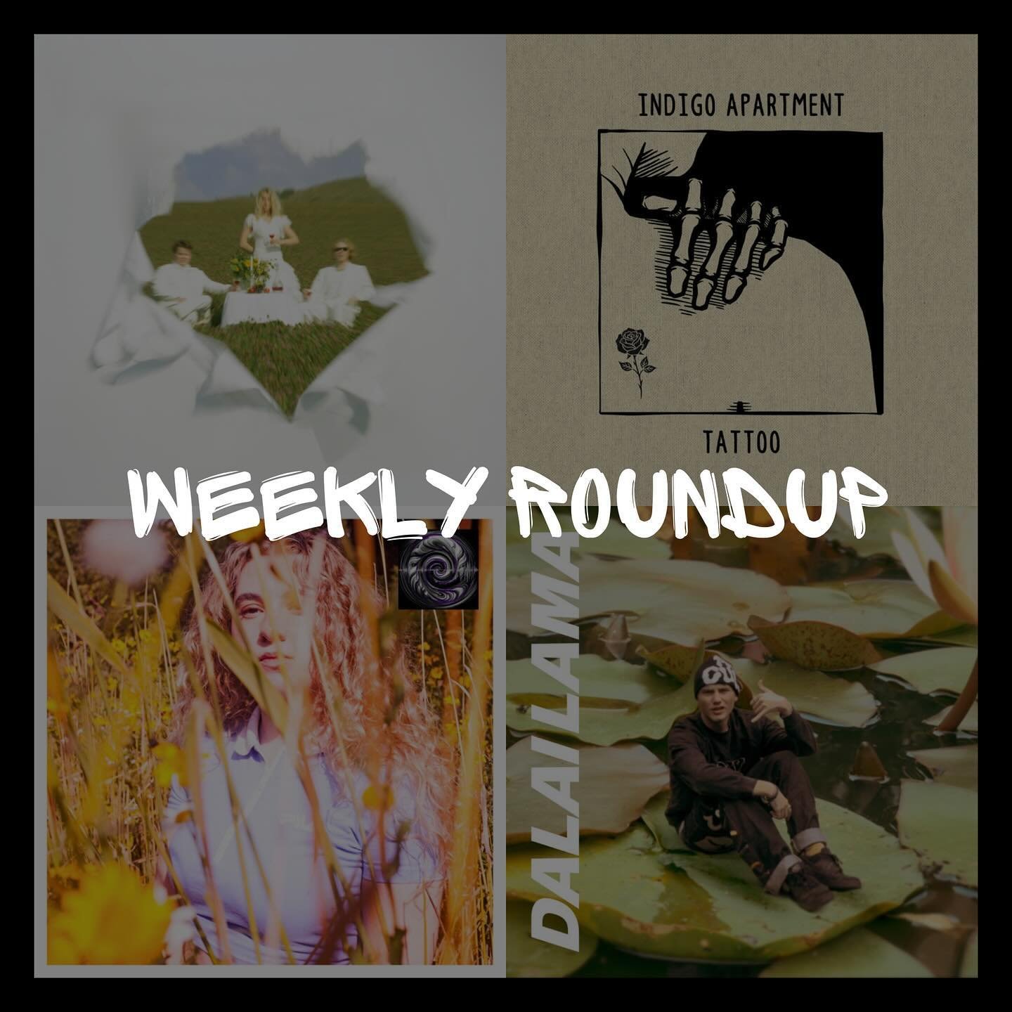 ROUNDUP #46

Another week, another roundup! 👀

@bashtheband 
@indigoapartment 
@jessallardicemusic 
@mole.xp 
@sam_fender 

READ MORE &bull; LINK IN BIO 💿

&mdash;&mdash;&mdash;&mdash;&mdash;&mdash;&mdash;&mdash;&mdash;&mdash;&mdash;&mdash;&mdash;&