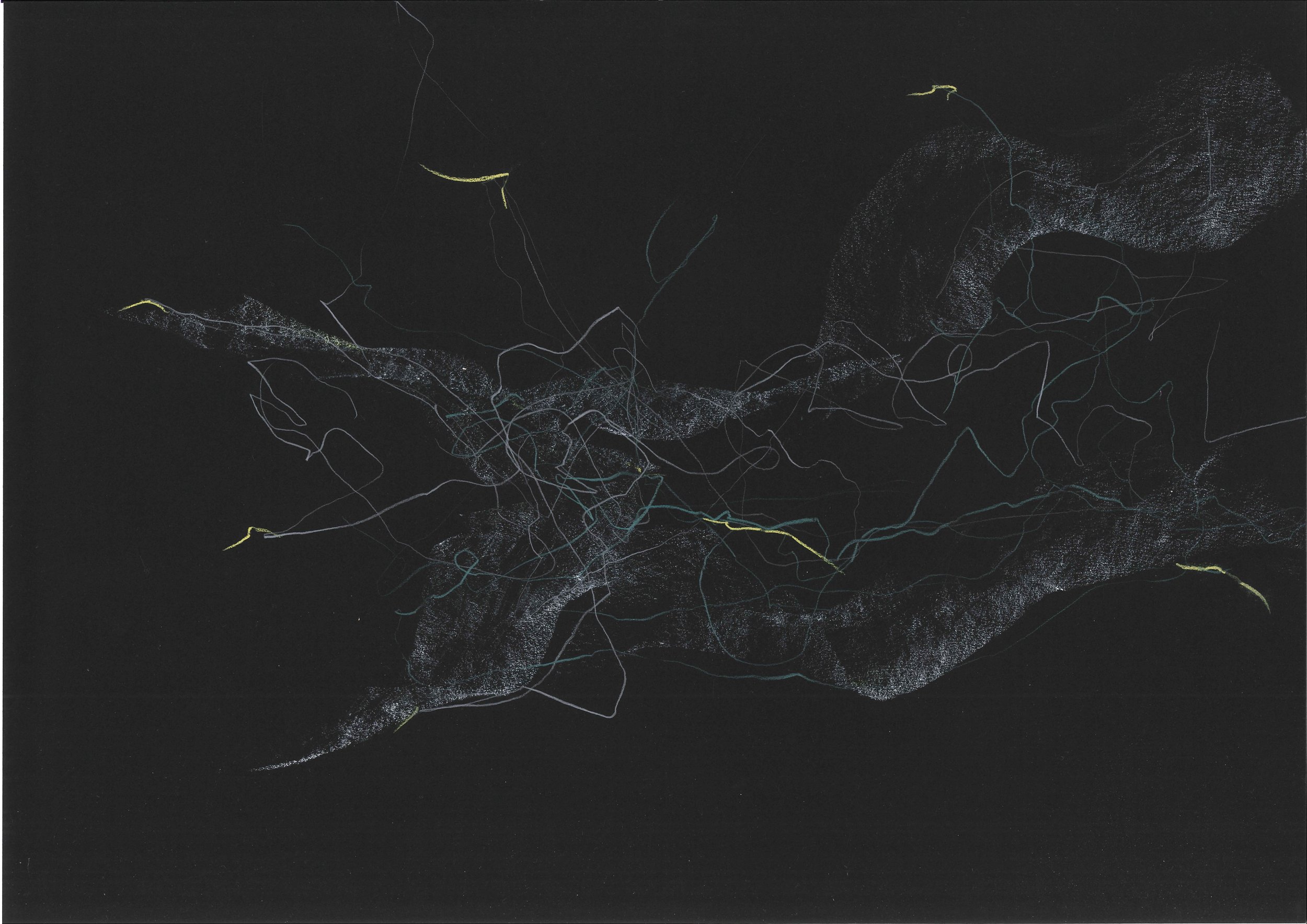 dance drawing "mysterous heart", 2023 | by Tânia Carvalho for tanzmainz |
