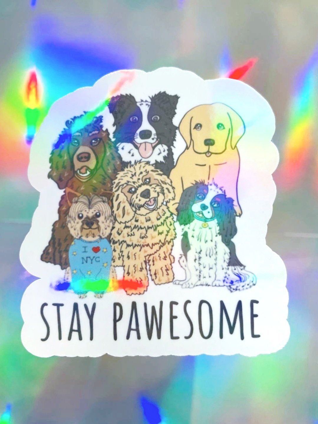Stay Pawesome Sticker