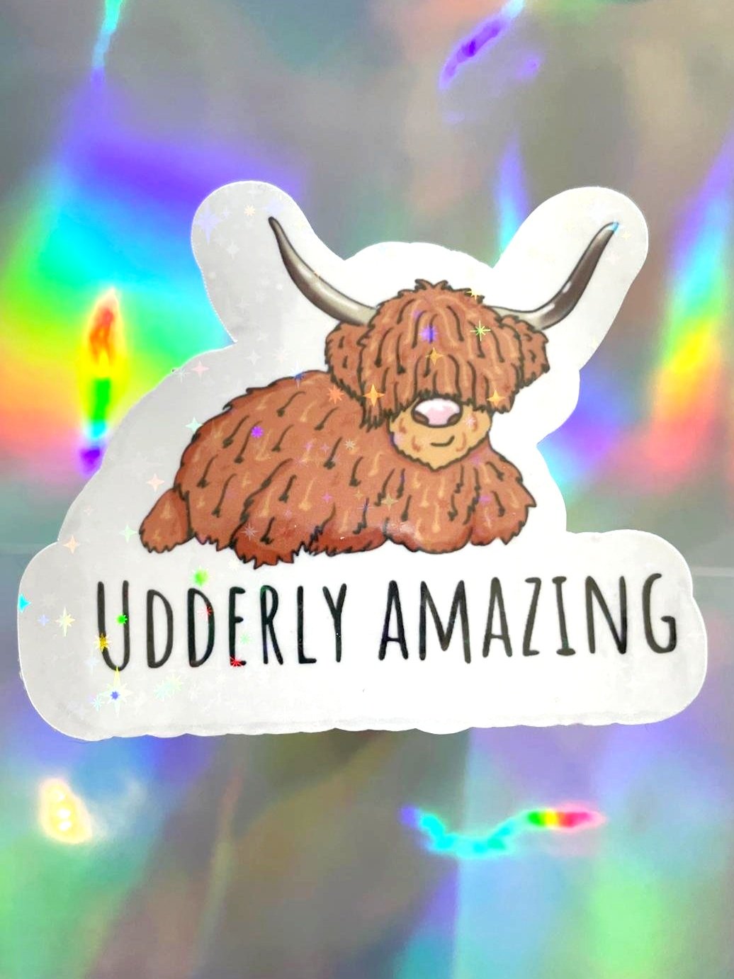 UDDERLY AMAZING STICKER