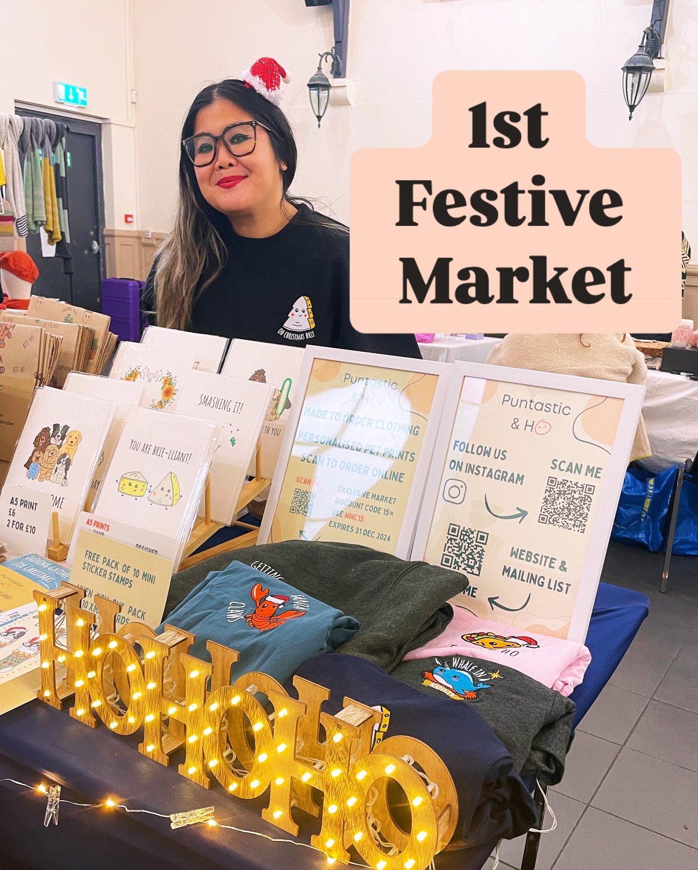 ✨ 1 S T  F E S T I V E  M A R K E T ✨

Had a blast at the @womenwillcreate market on Sunday and my 1st festive market of the season! 🥰 I survived! 

Sorry for being a little quiet on here, prep mode was no joke 😅.

Thank you to everyone who visited