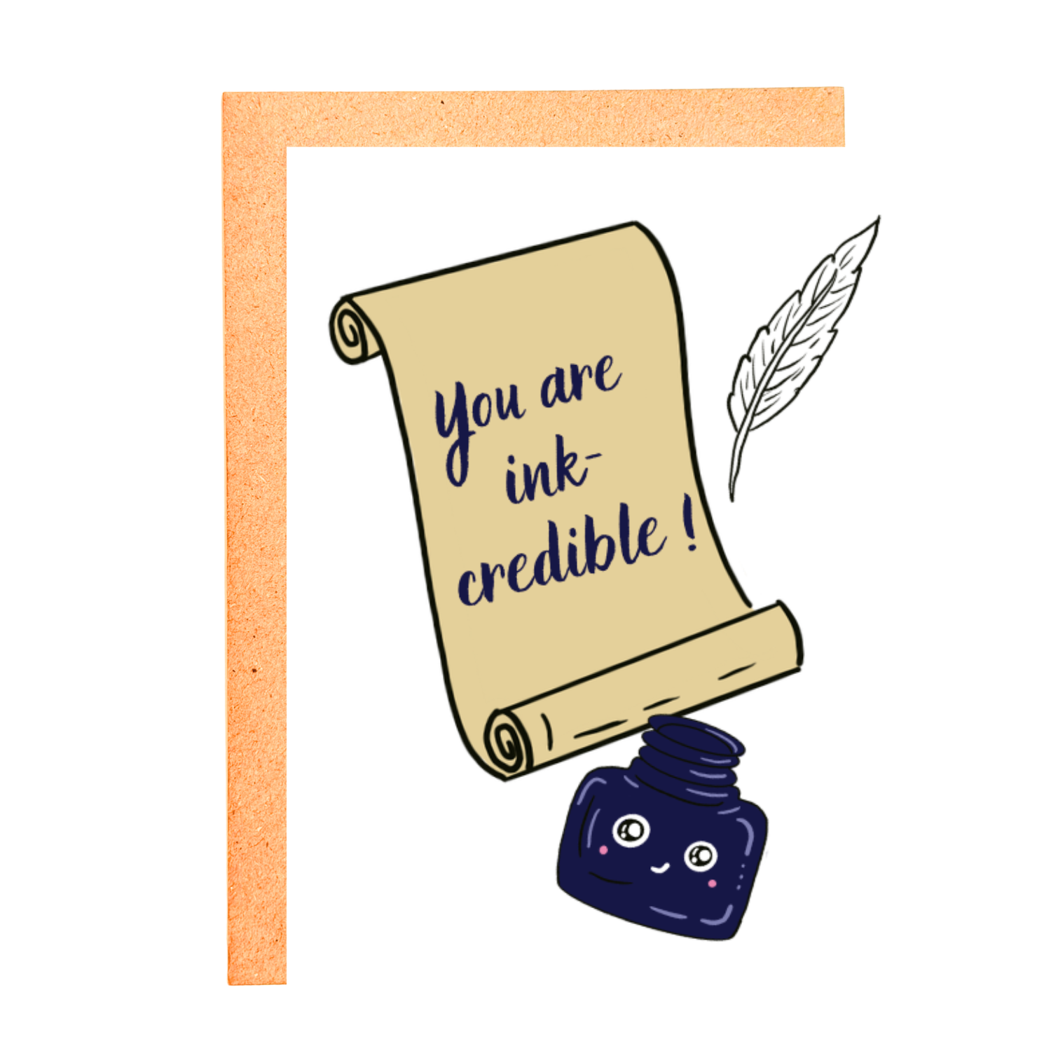 YOU ARE INK-CREDIBLE STICKER CARD