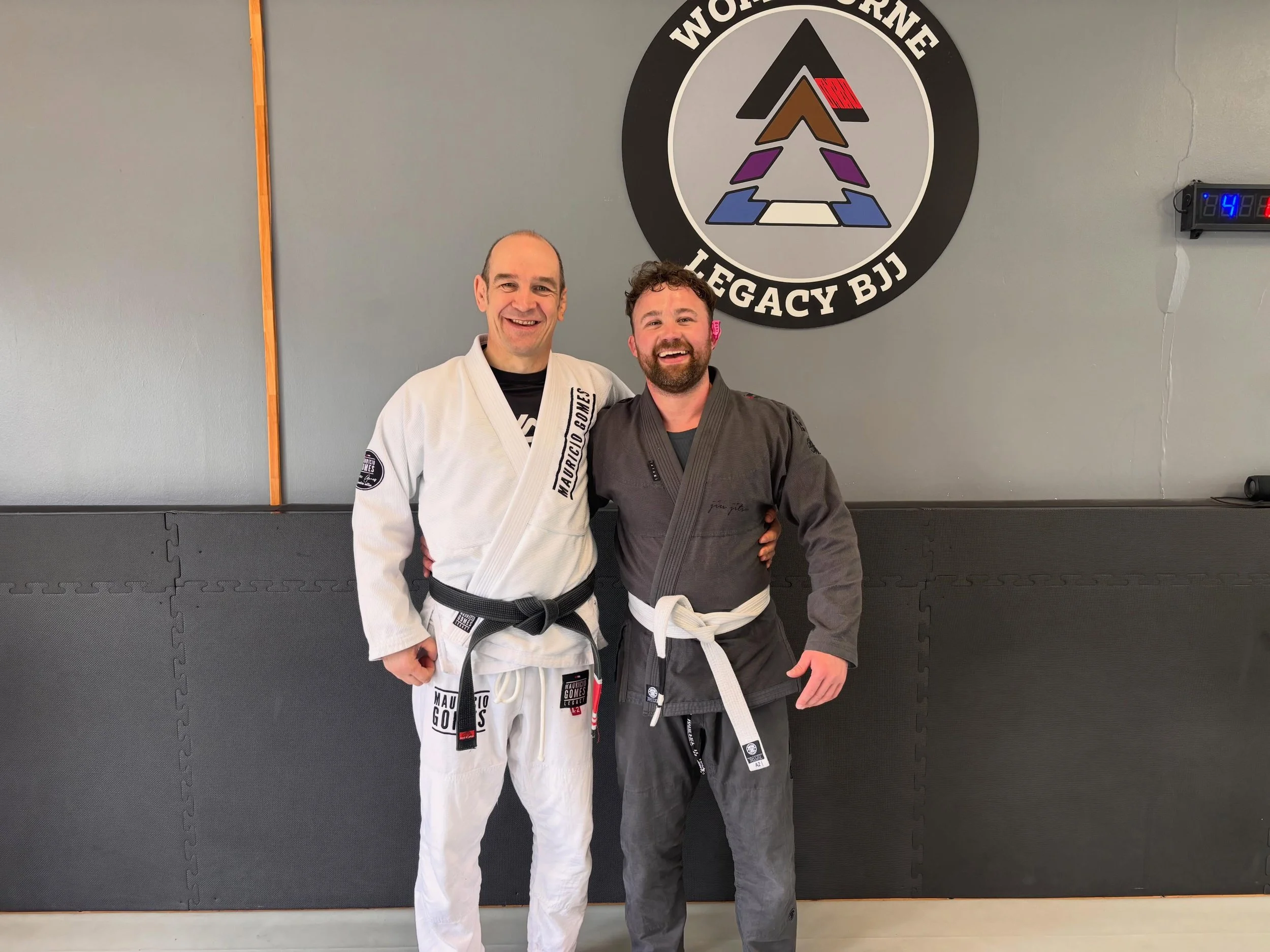 Congratulations to Steve on earning his first stripe.

#mauriciogomeslegacy #wombournelegacybjj #braulioestimablackbelt #jiujitsu #bjj womensbjj selfdefence kidsmartialarts wombourne pensnett wallheath wordsley kingswinford bridgnorth heatzbeatzandte